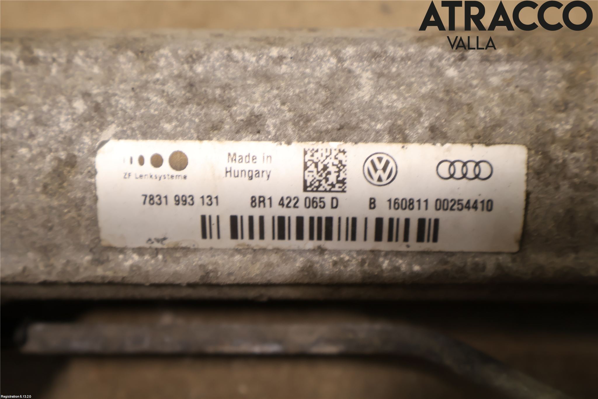 Audi Q5 09-16 Styrväxel Servo -Snäcka