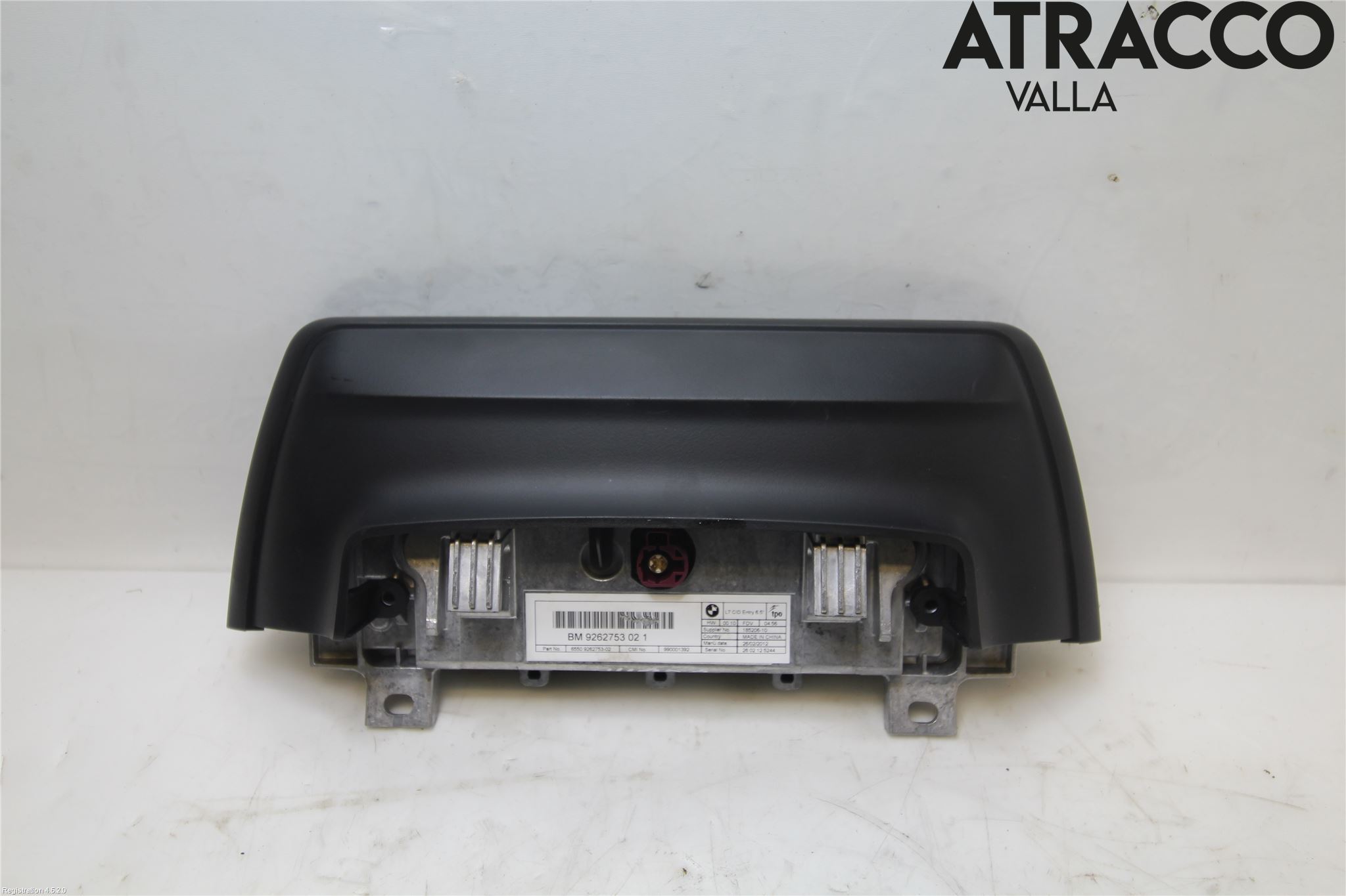 BMW 3 F30/F31/F80 12-19 Bildskärm