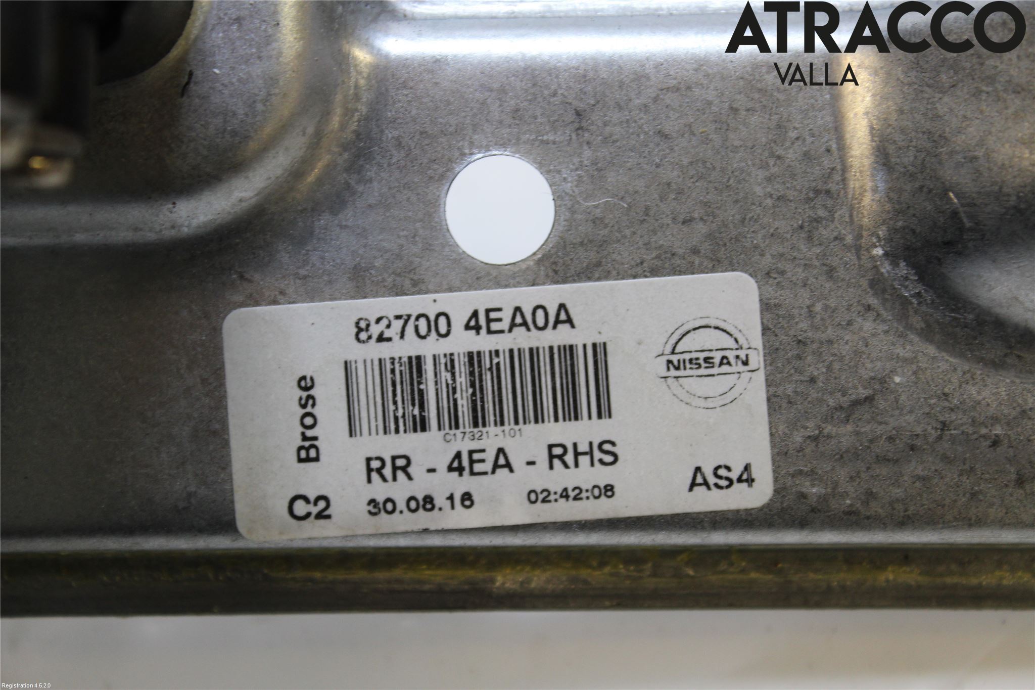 Nissan QASHQAI 14-17 Fönsterhiss El Kompl