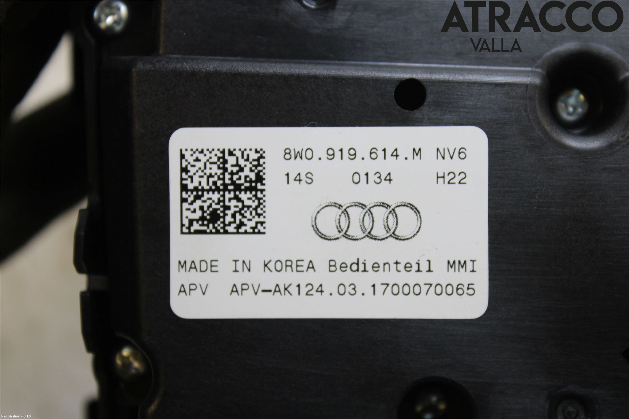 Audi A4/S4 B9 16-19 Strömställare Multifunktion