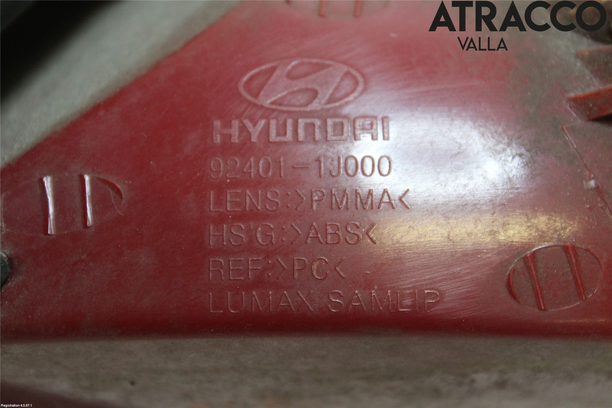 Hyundai i20 PB 09-14 Bakljus Vänster