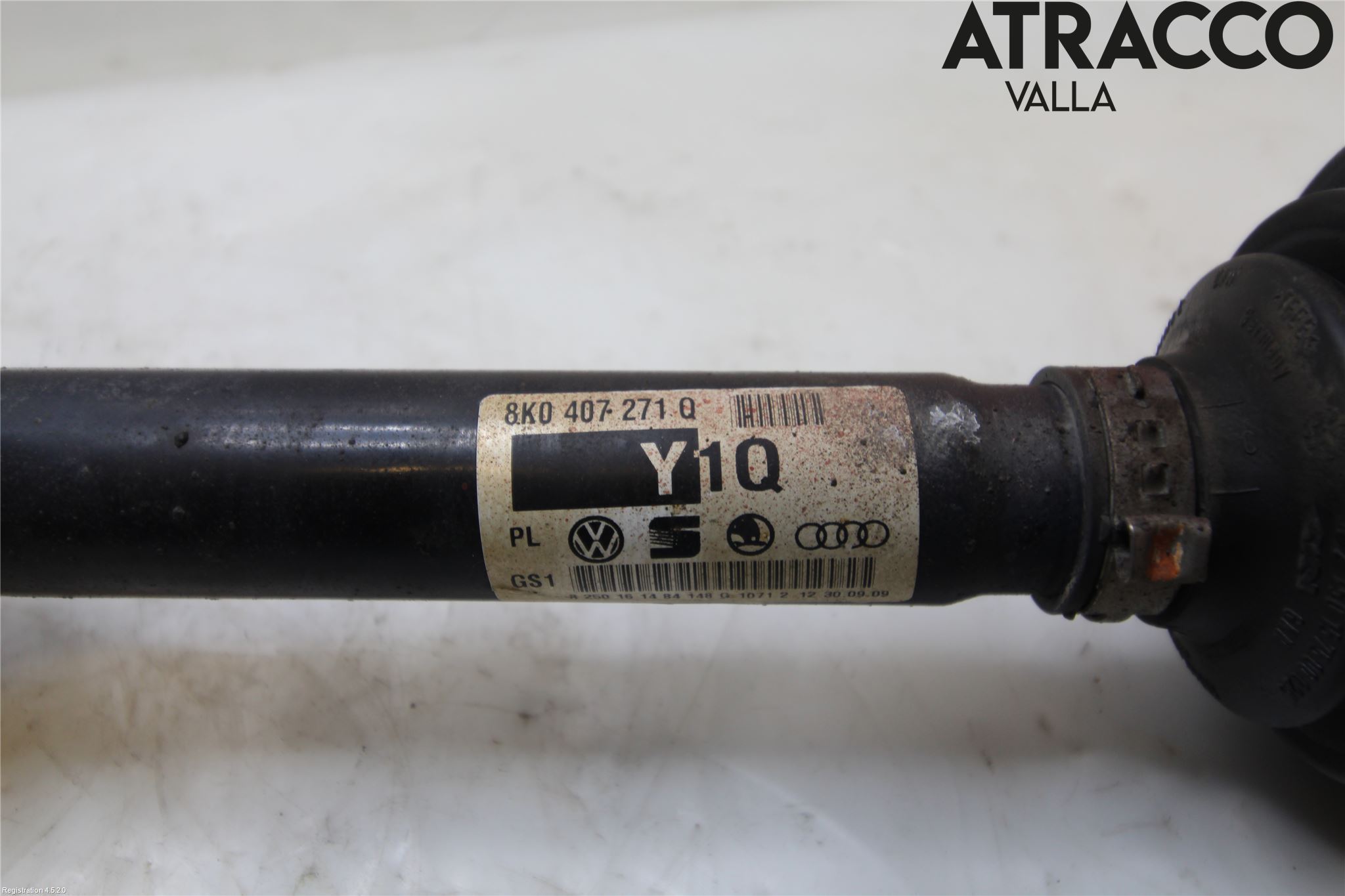 Audi A4/S4 08-11 Drivaxel Fram Vänster