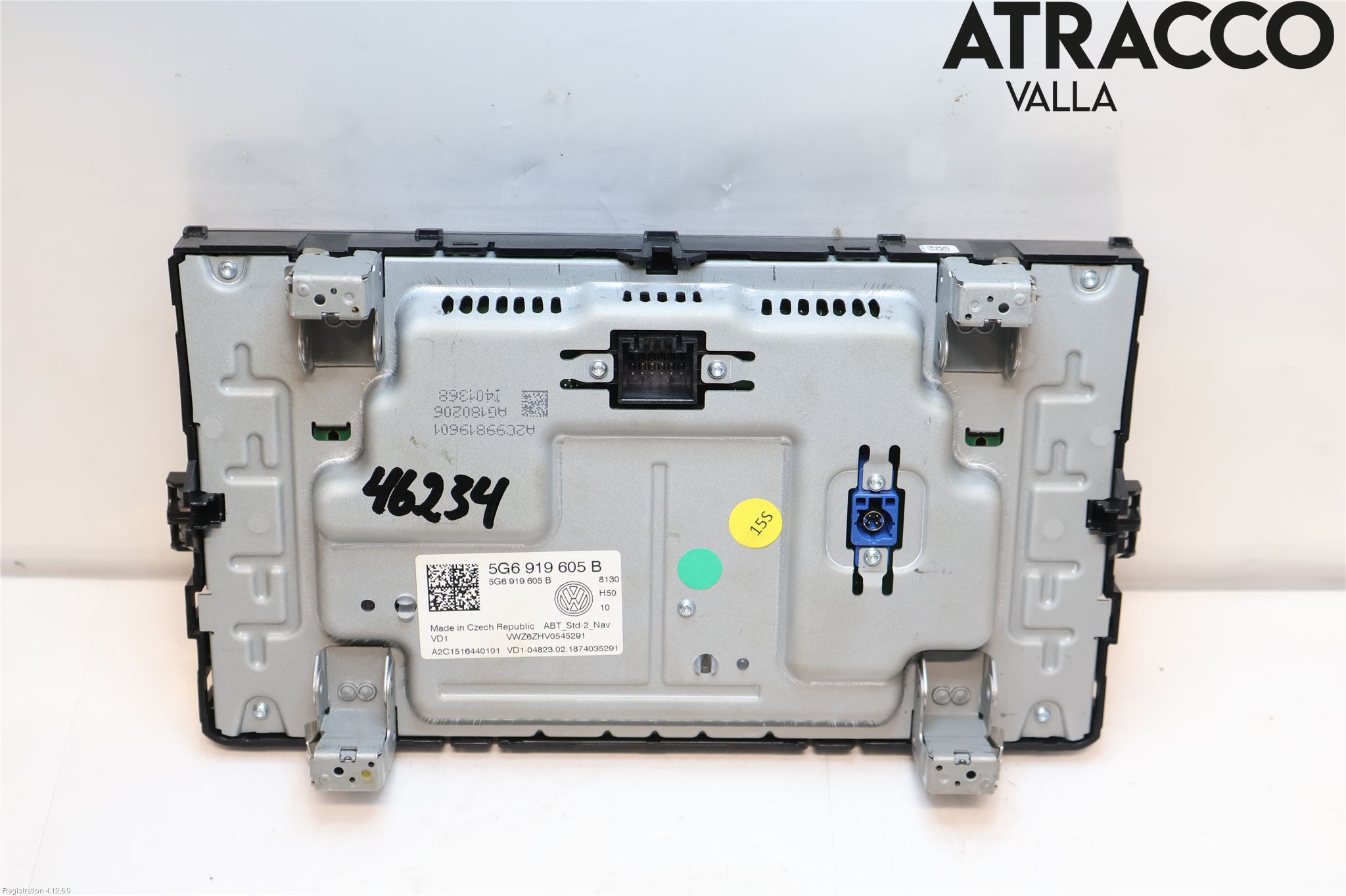 Volkswagen VW PASSAT 15-19 Multifunktionsdisplay