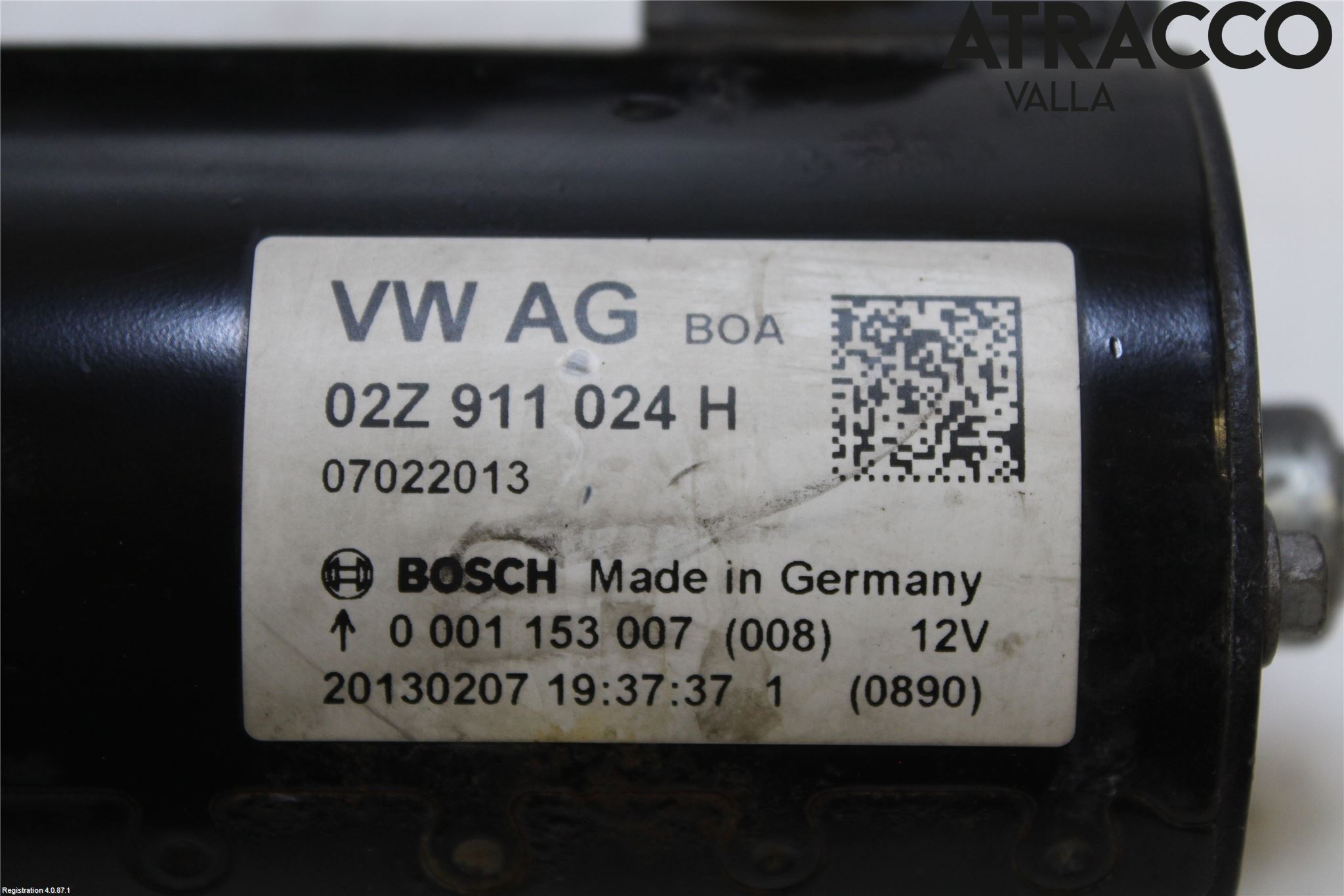 Volkswagen VW GOLF VI 09-13 Startmotor Diesel