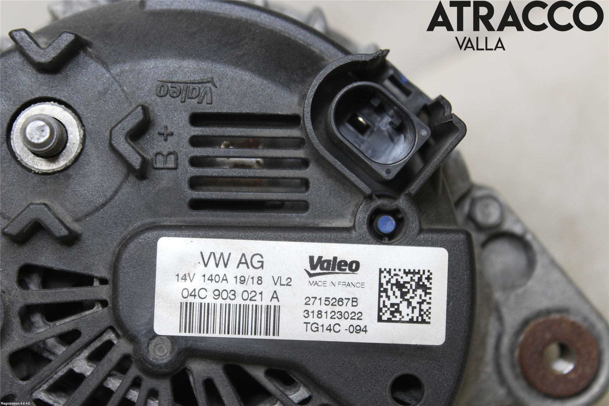 Audi A3/S3 8V 13-20 Generator