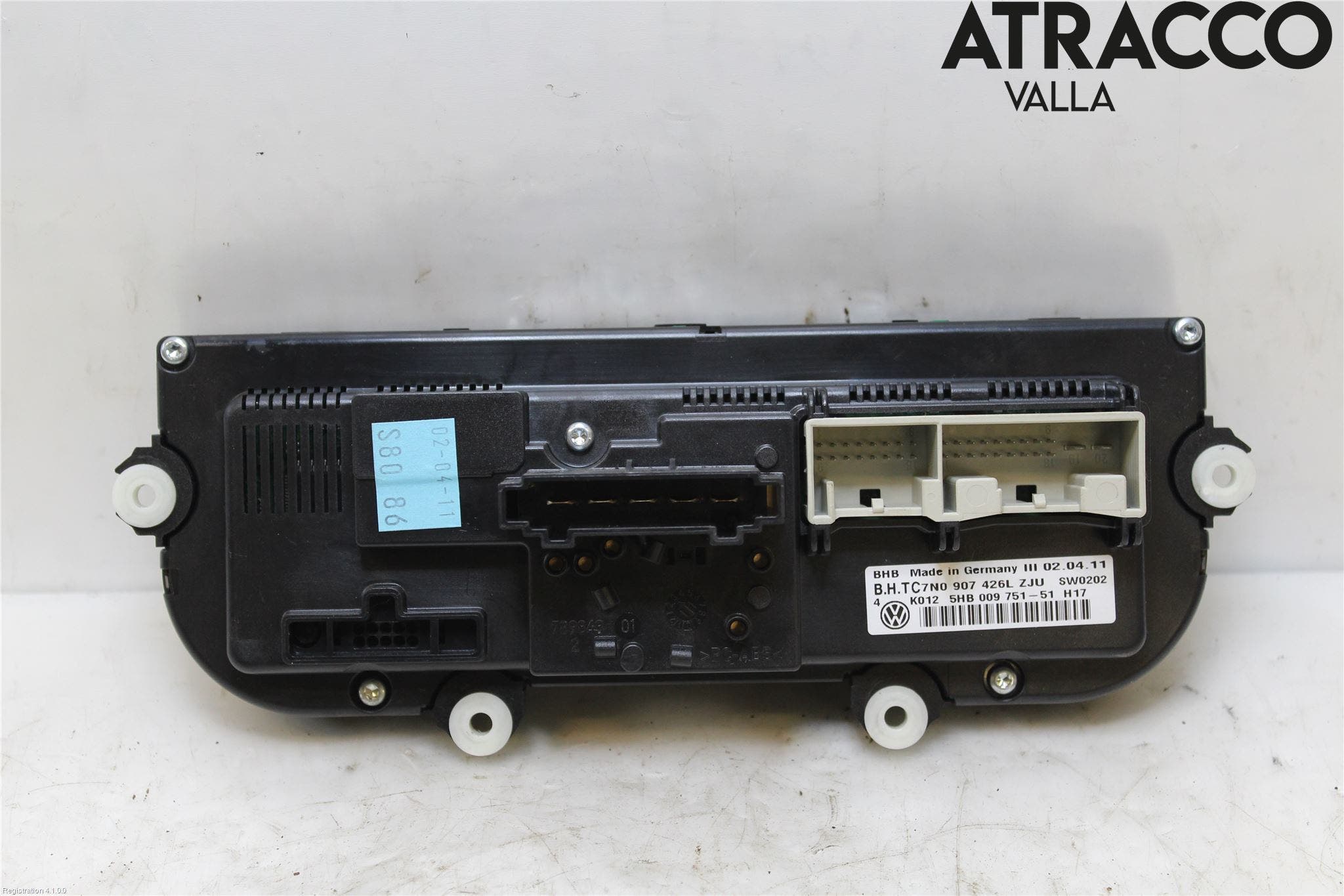 Volkswagen VW GOLF VI 09-13 Ac Styrenhet Ac Manöveren