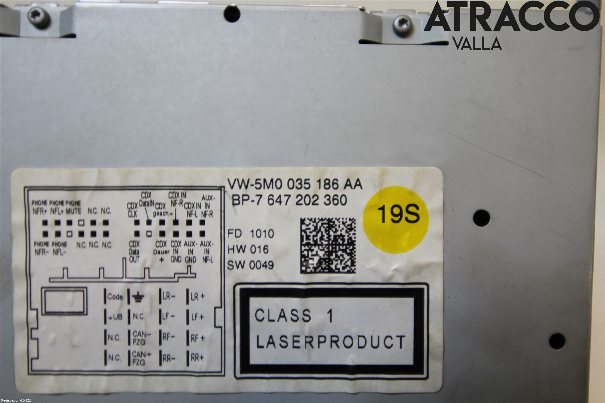 Volkswagen VW TRANSP/CARAVELLE (T5) 04-15 Cd Radio - Multimediapanel