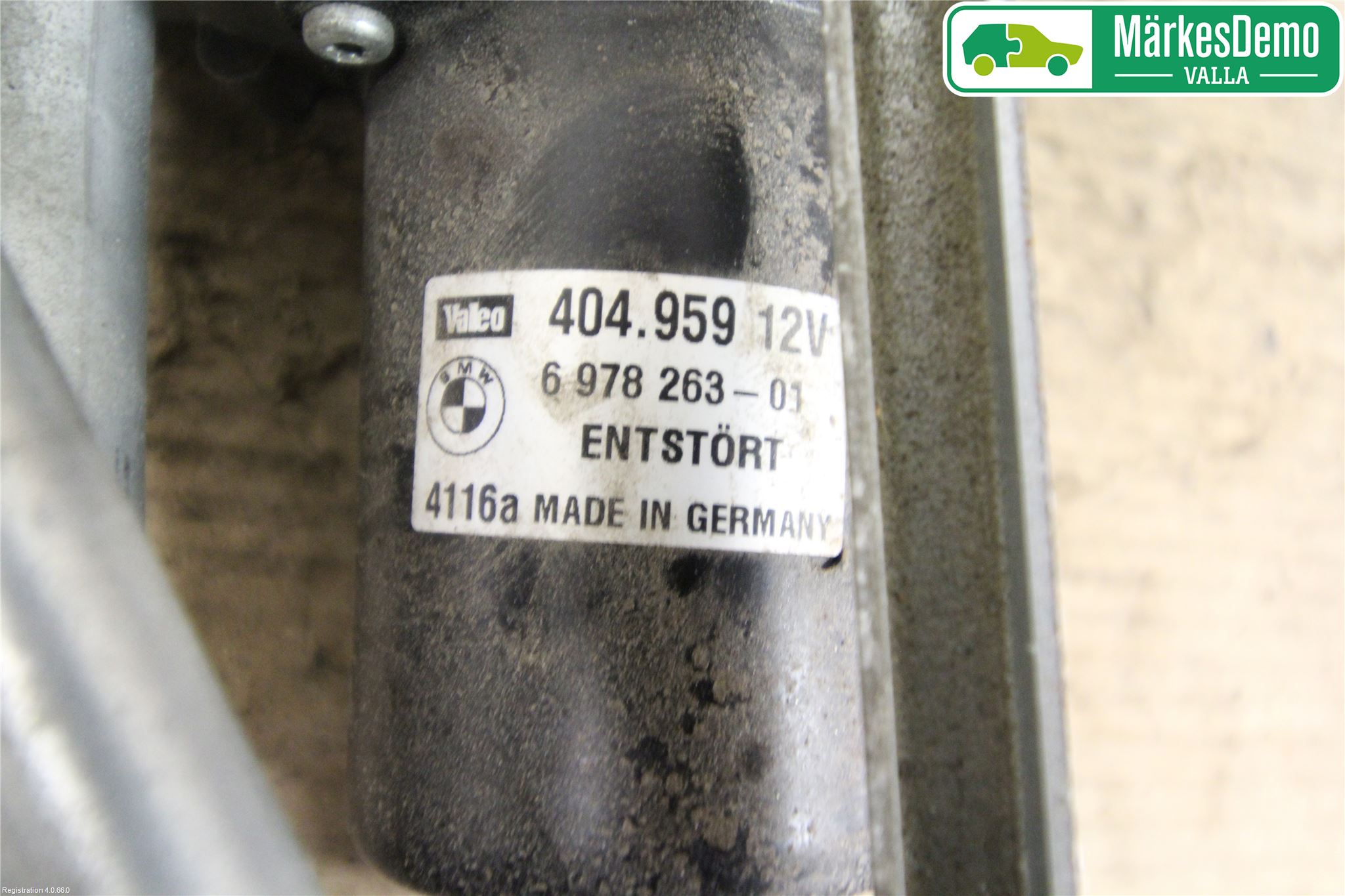 BMW 3 E90/91 SED/TOU 05-12 Torkarmekanism Vindruta