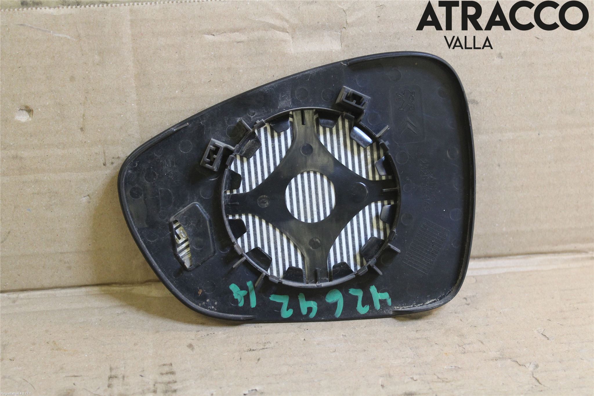 Citroen C5 08-17 Spegelglas Hö