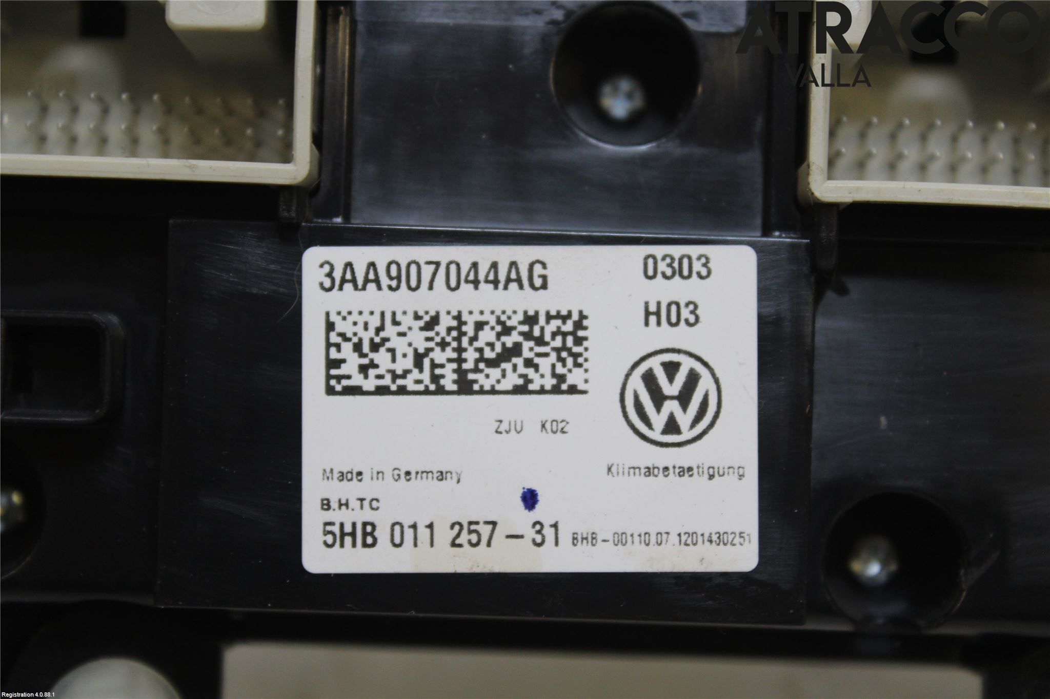 Volkswagen VW PASSAT 11-14 Ac Styrenhet Ac Manöveren