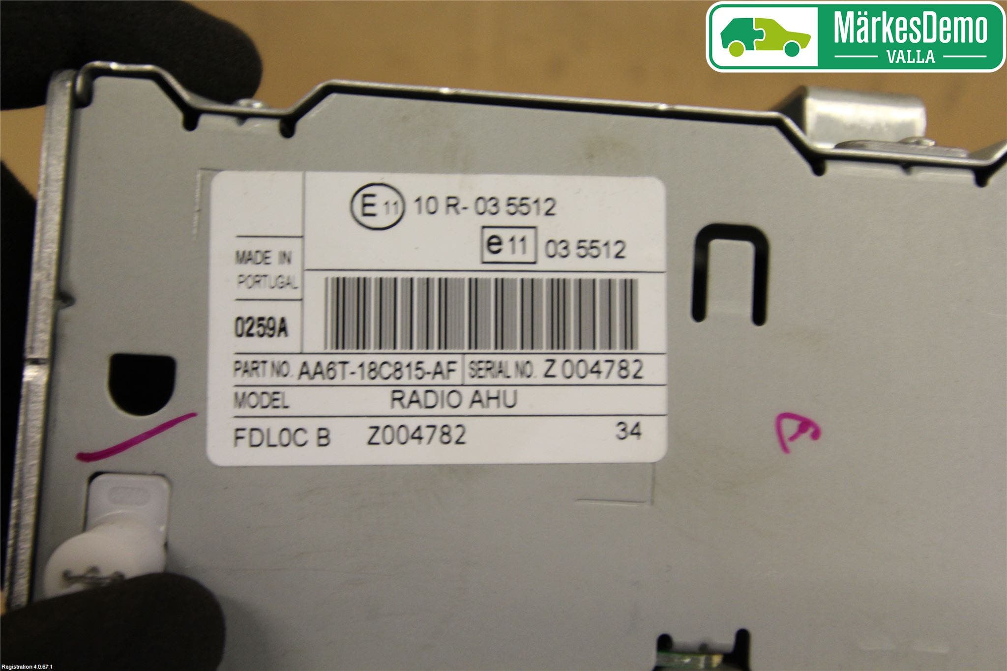 Ford FIESTA 09-12 Radio