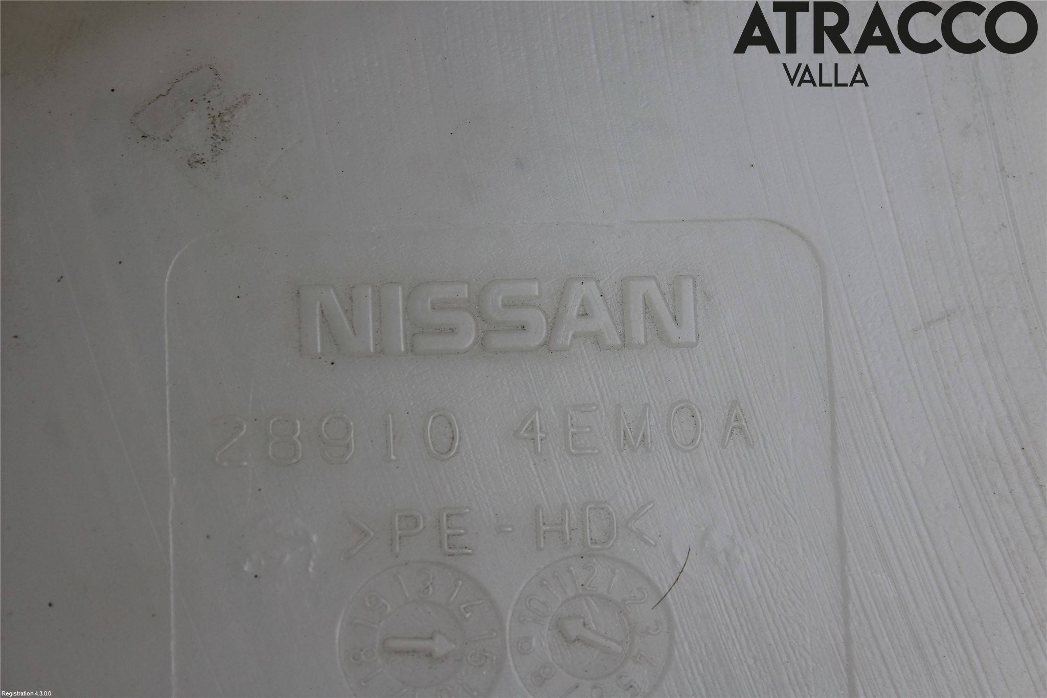 Nissan QASHQAI 14-17 Spolartank Vindruta
