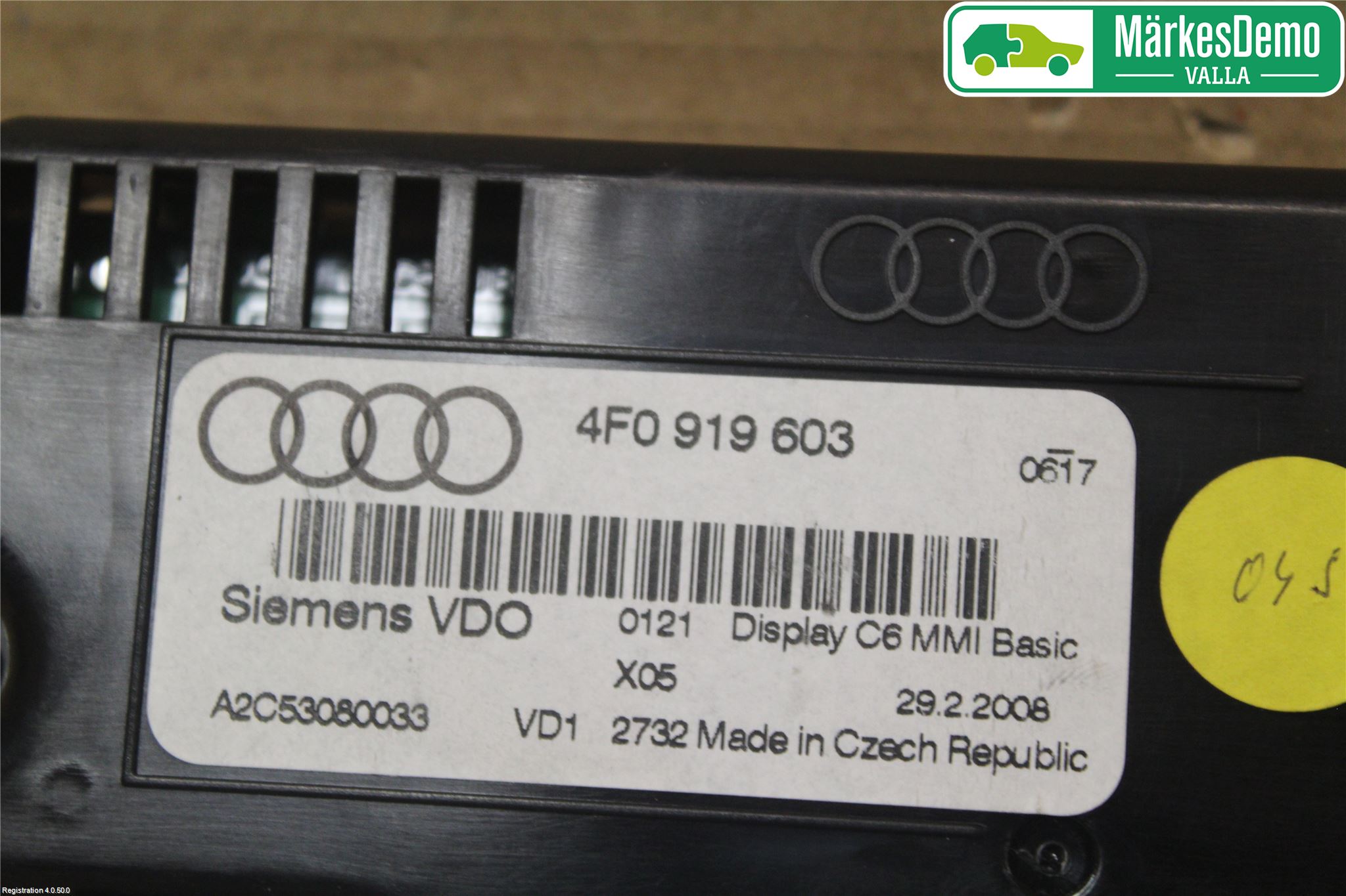 Audi A6/S6     05-11 Multifunktionsdisplay