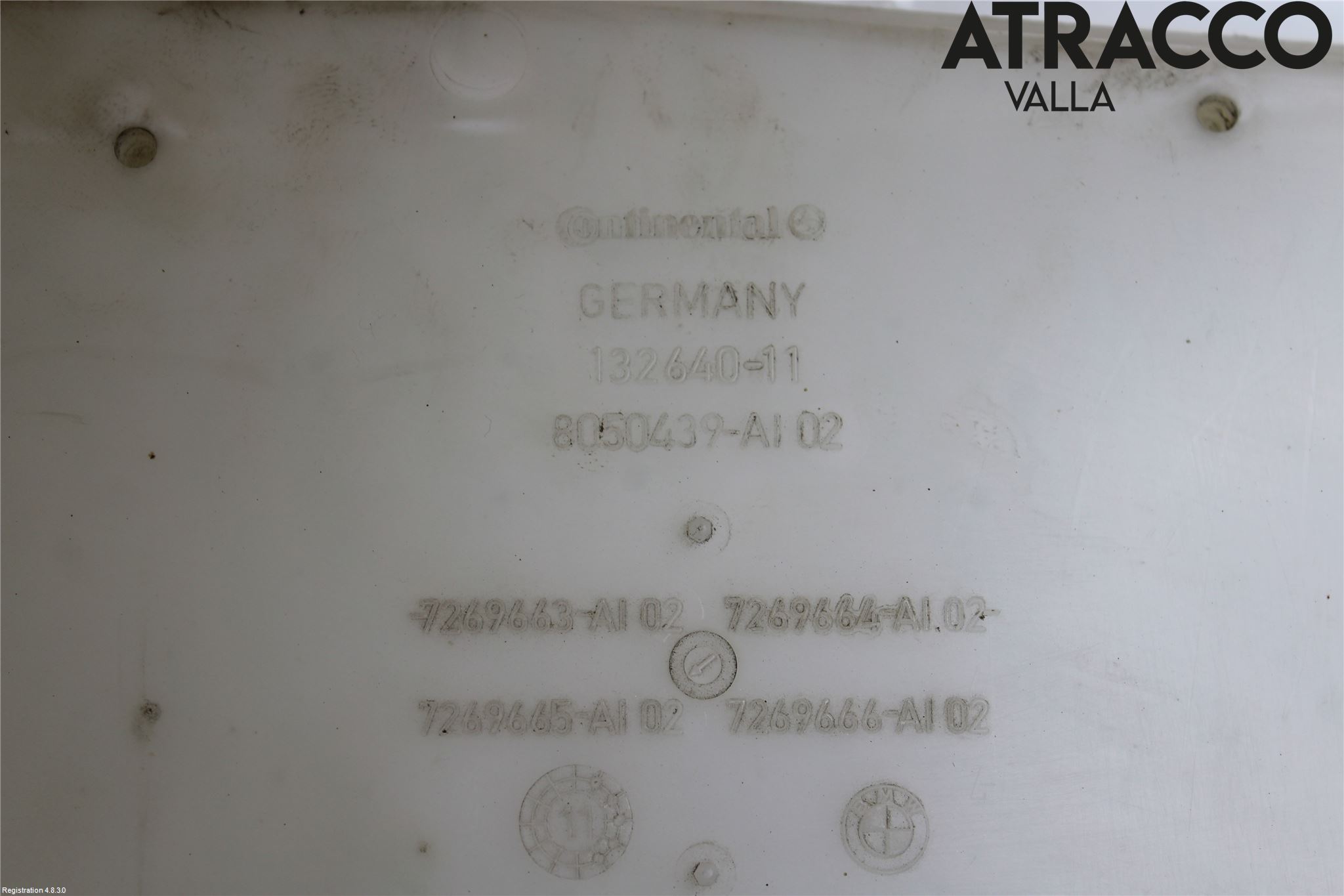 BMW 5 F10/F11/F18 09-17 Spolartank Vindruta-Strål