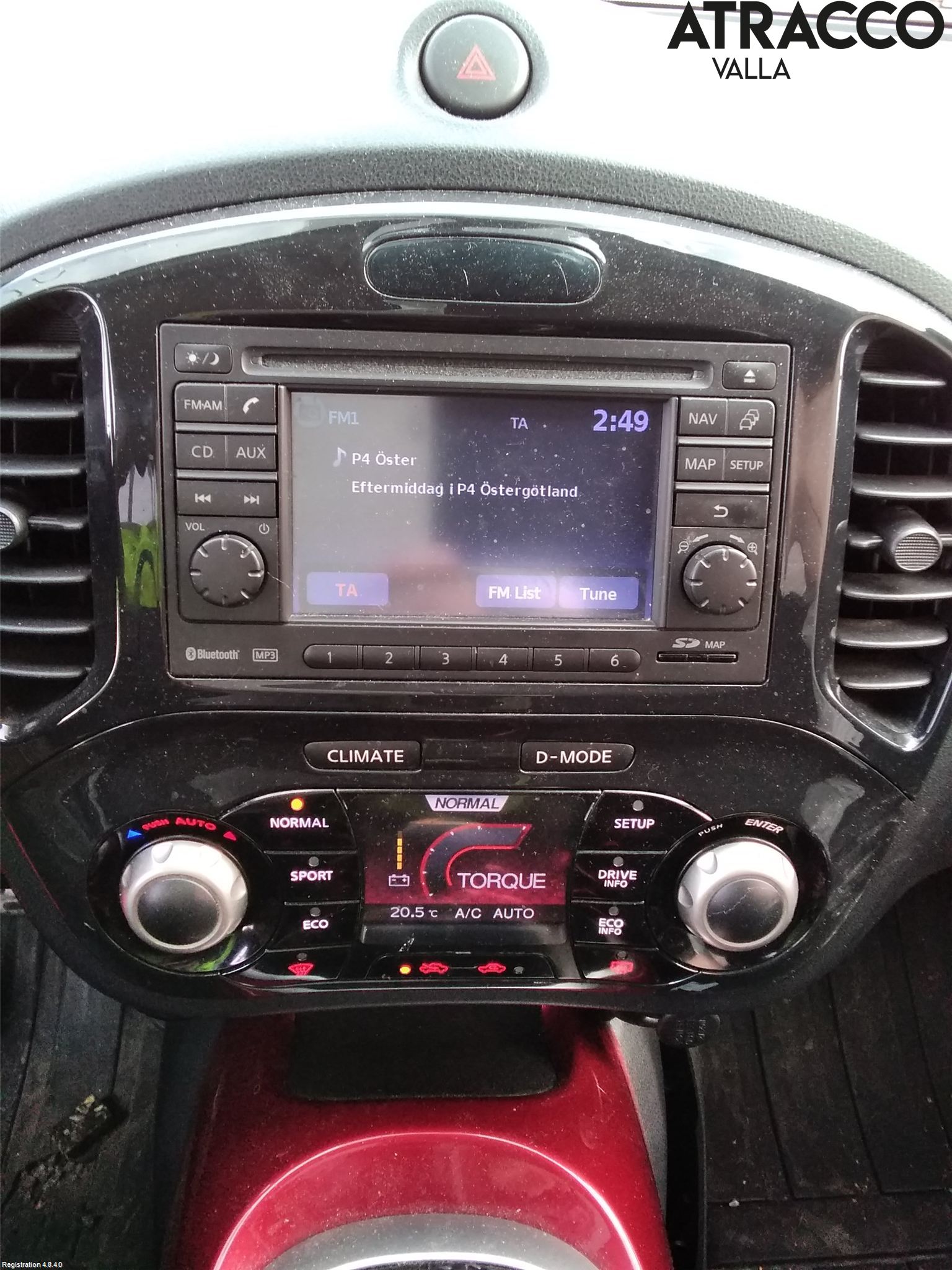 Nissan JUKE 10-14 Ac Styrenhet Ac Manöveren
