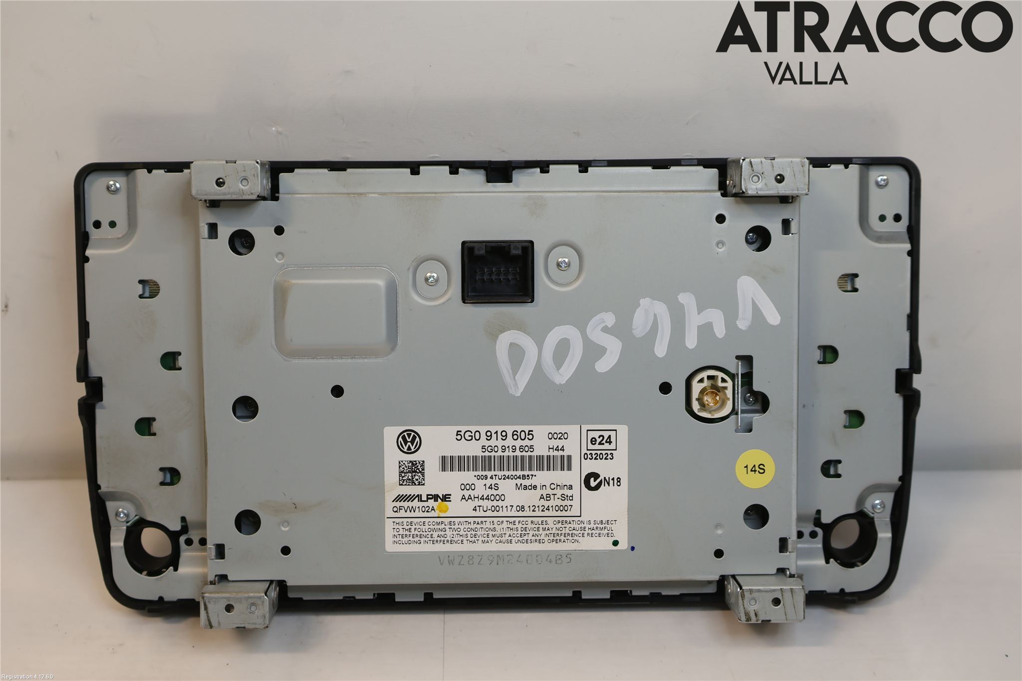 Volkswagen VW GOLF / E-GOLF VII 13-20 Multifunktionsdisplay