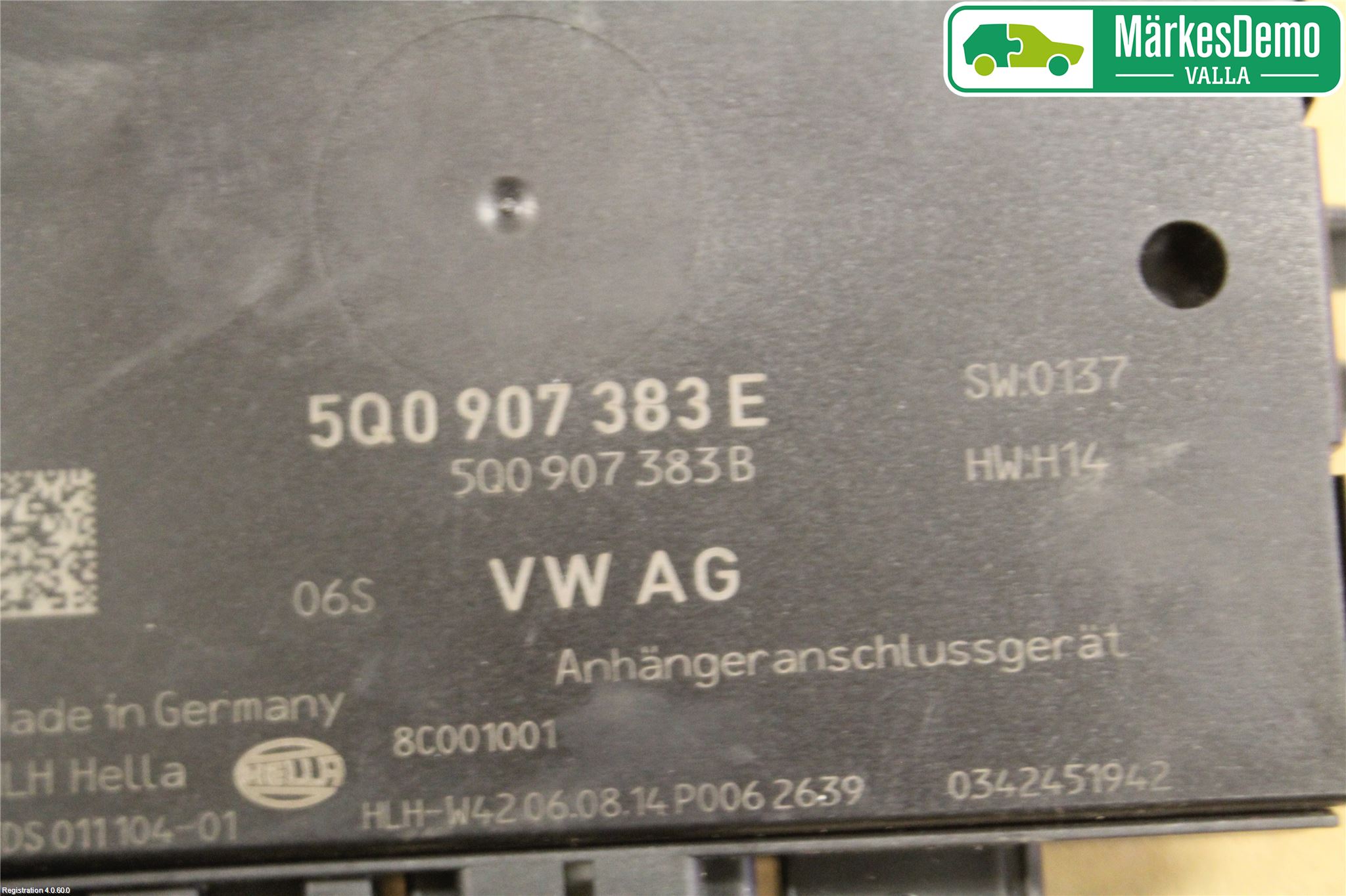 Volkswagen VW GOLF / E-GOLF VII 13-20 Styrenhet Dragkrok