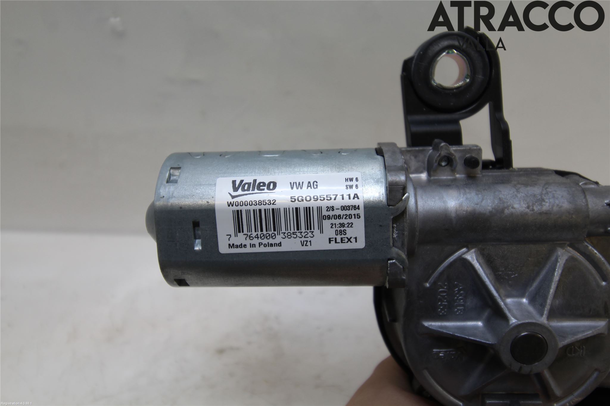 Volkswagen VW GOLF / E-GOLF VII 13-20 Torkarmotor Baklucka