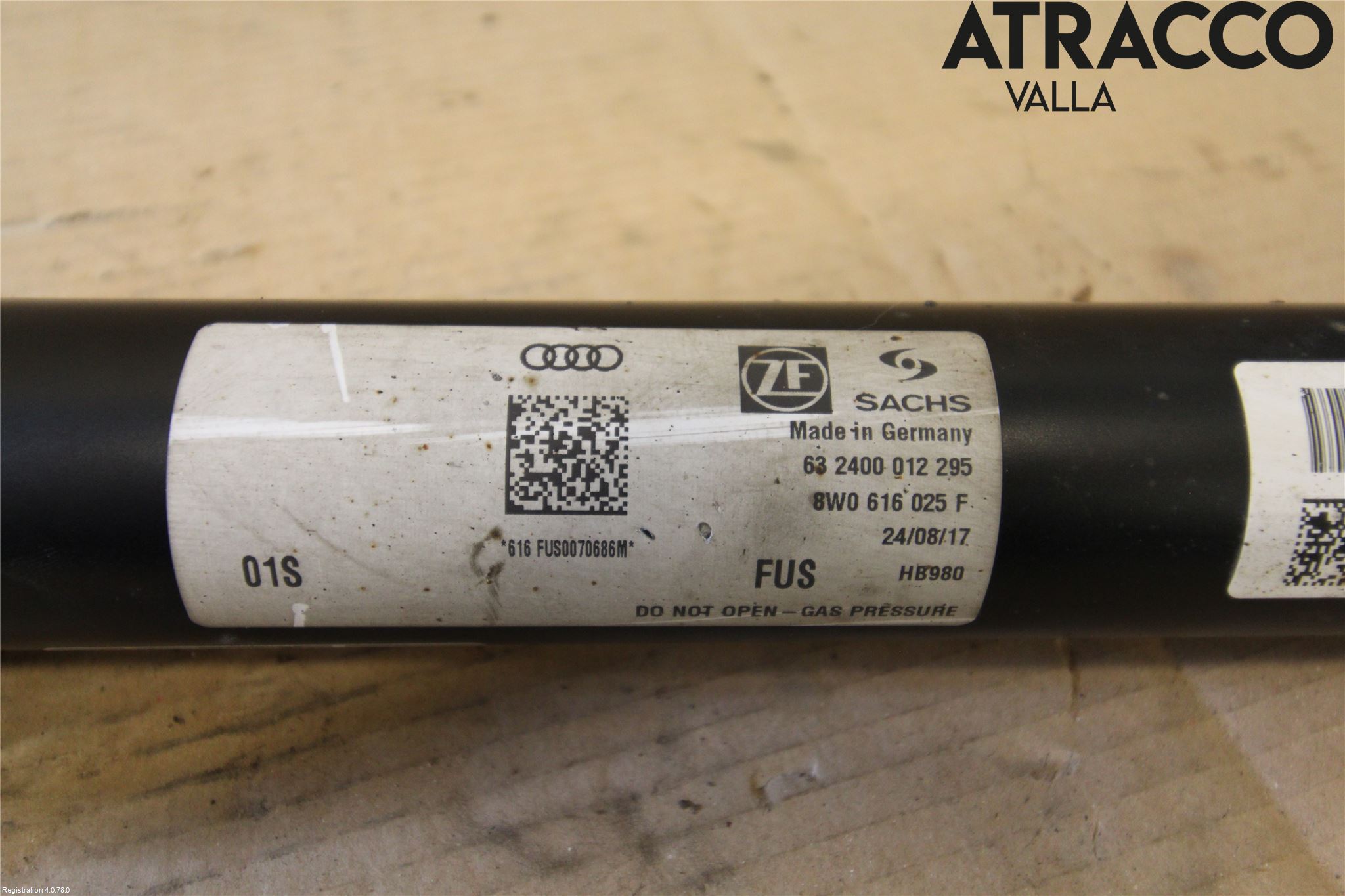 Audi A4/S4 B9 16-19 Stötdämpare Bak