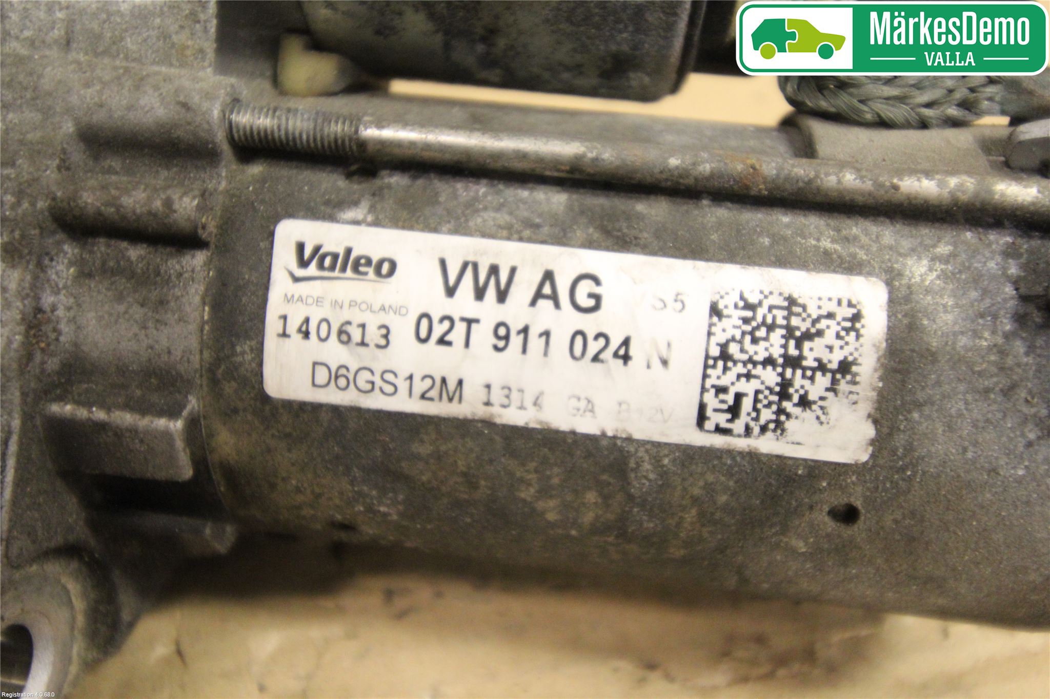 Volkswagen VW POLO 10-17 Startmotor