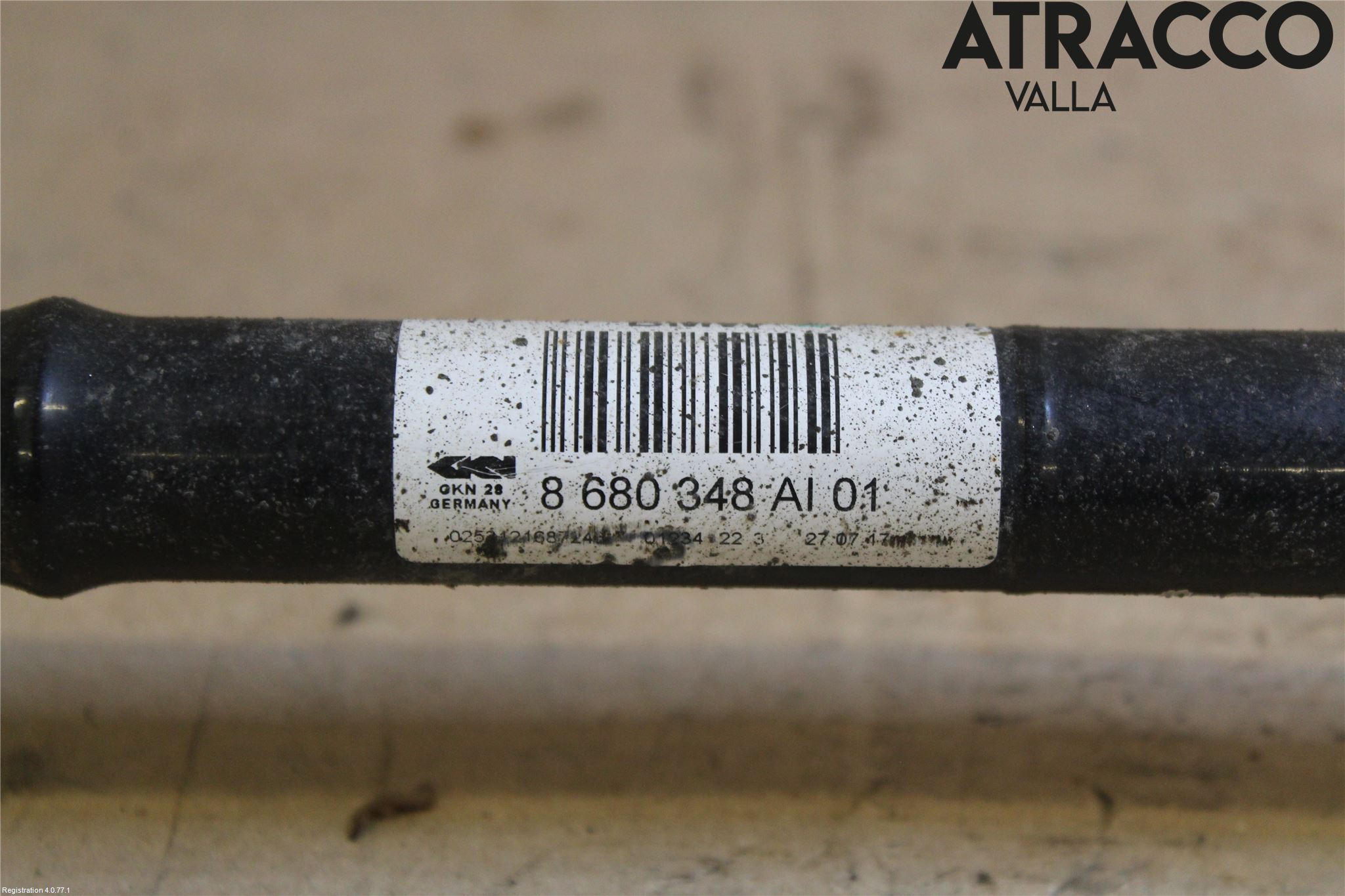 BMW 3 GT F34 13-19 Drivaxel Bak Höger