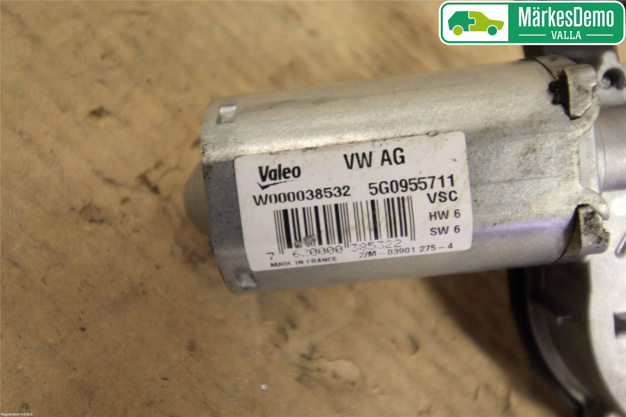 Volkswagen VW GOLF / E-GOLF VII 13-20 Torkarmotor Baklucka