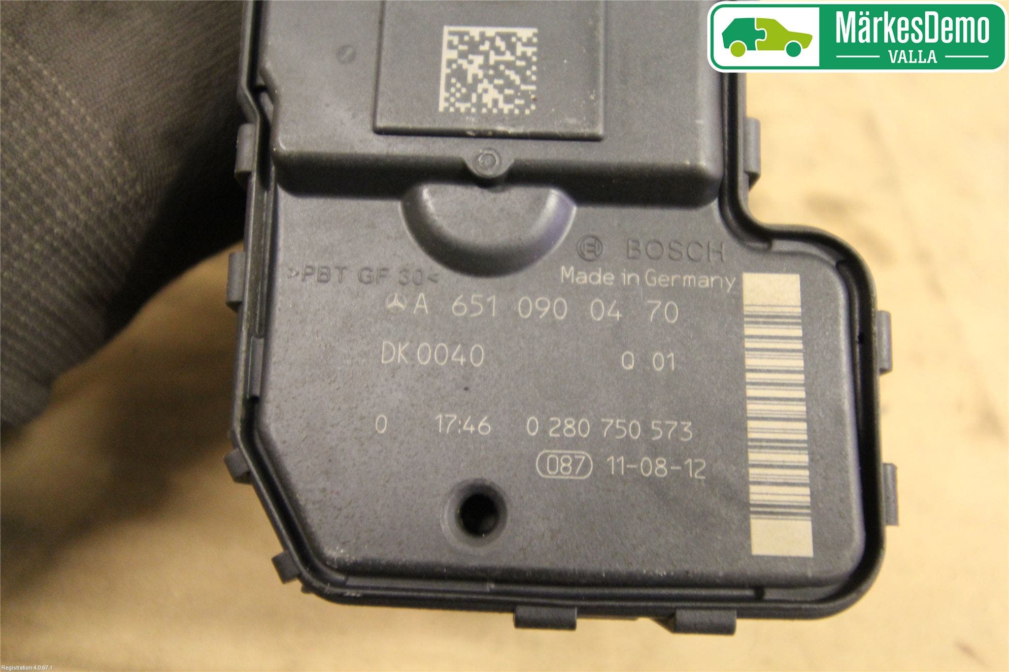 Mercedes-Benz MB SPRINTER (W906) 06-18 Injspjällhus