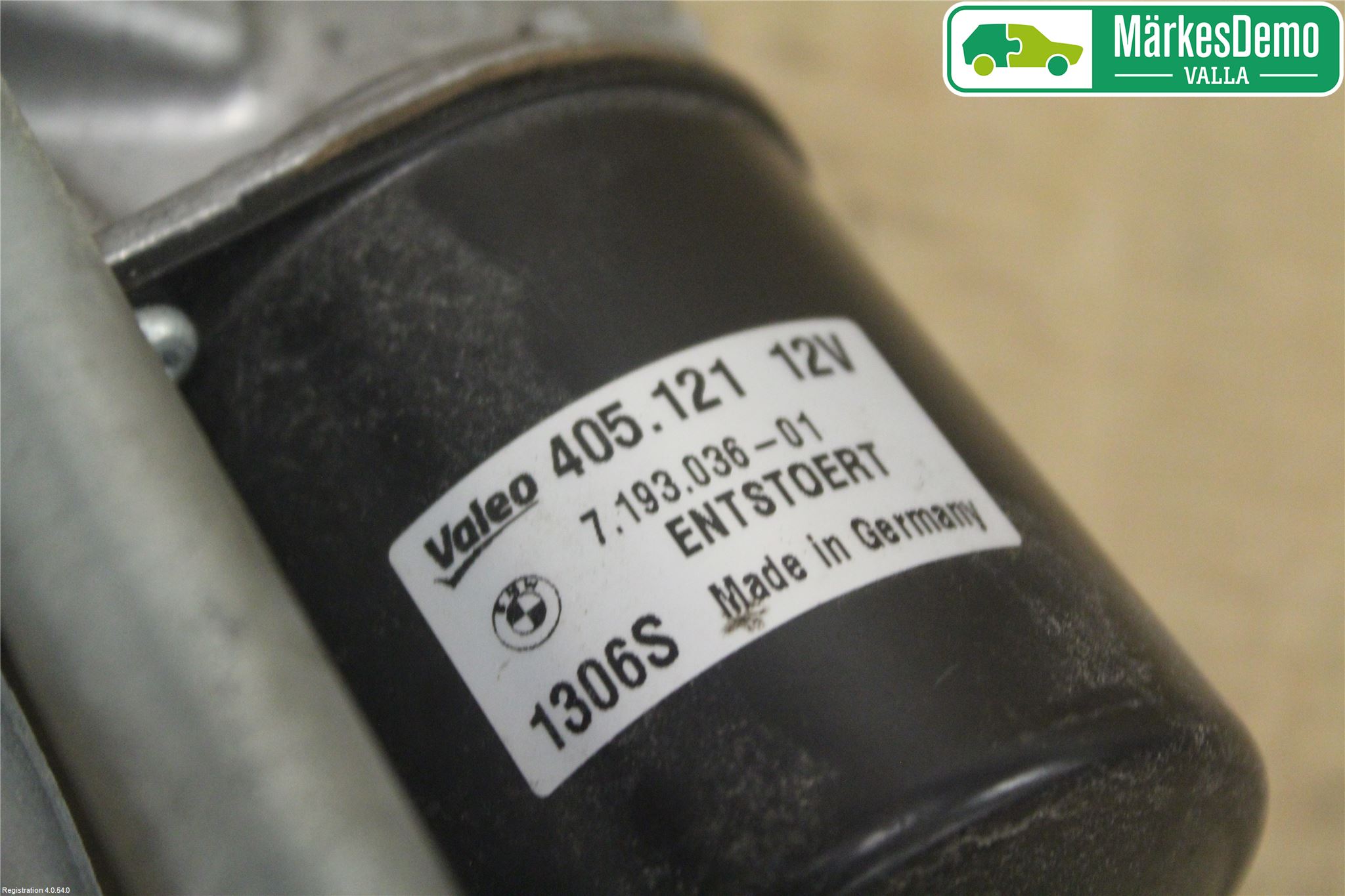 BMW 1 E87/81 5D/3D 03-11 Torkarmekanism Vindruta