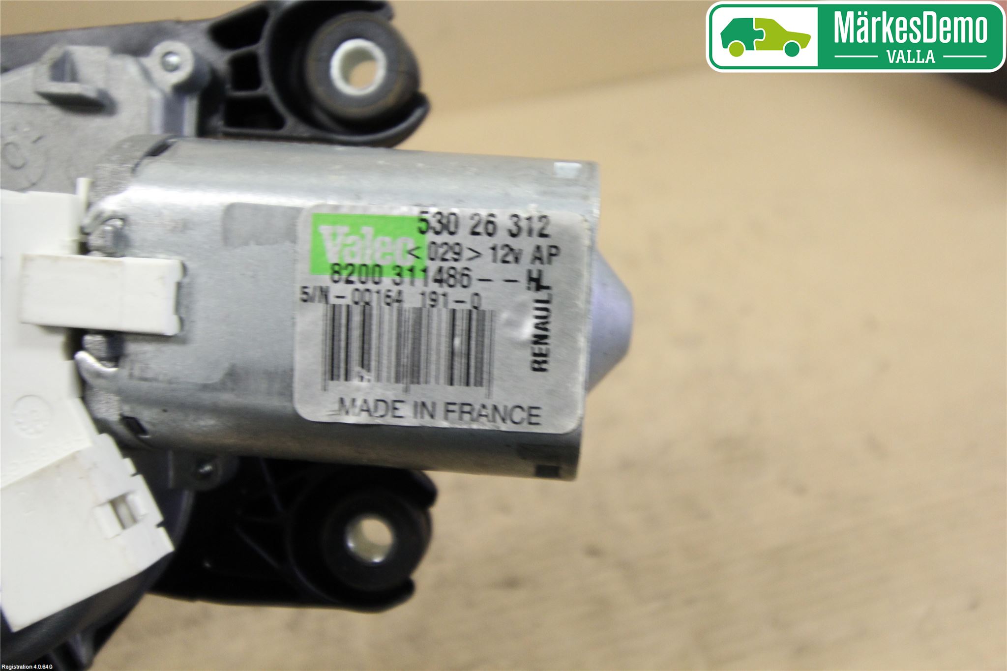 Renault CLIO III  09-12 Torkarmotor Baklucka