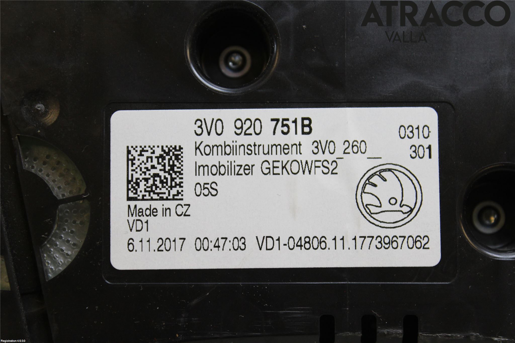 Skoda SUPERB 16-24 Instrument Komb