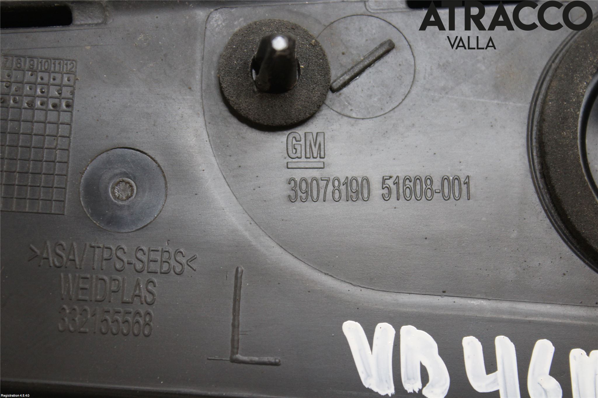 Opel ASTRA K 16-22 Bakruta - Dekorlist