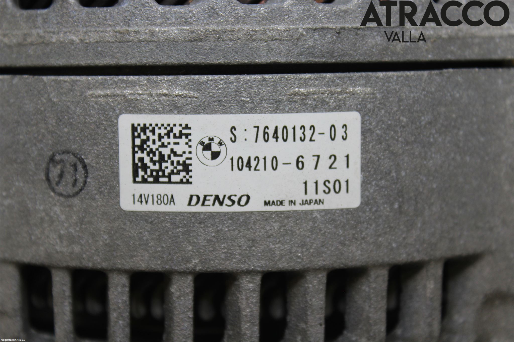 BMW 3 F30/F31/F80 12-19 Generator