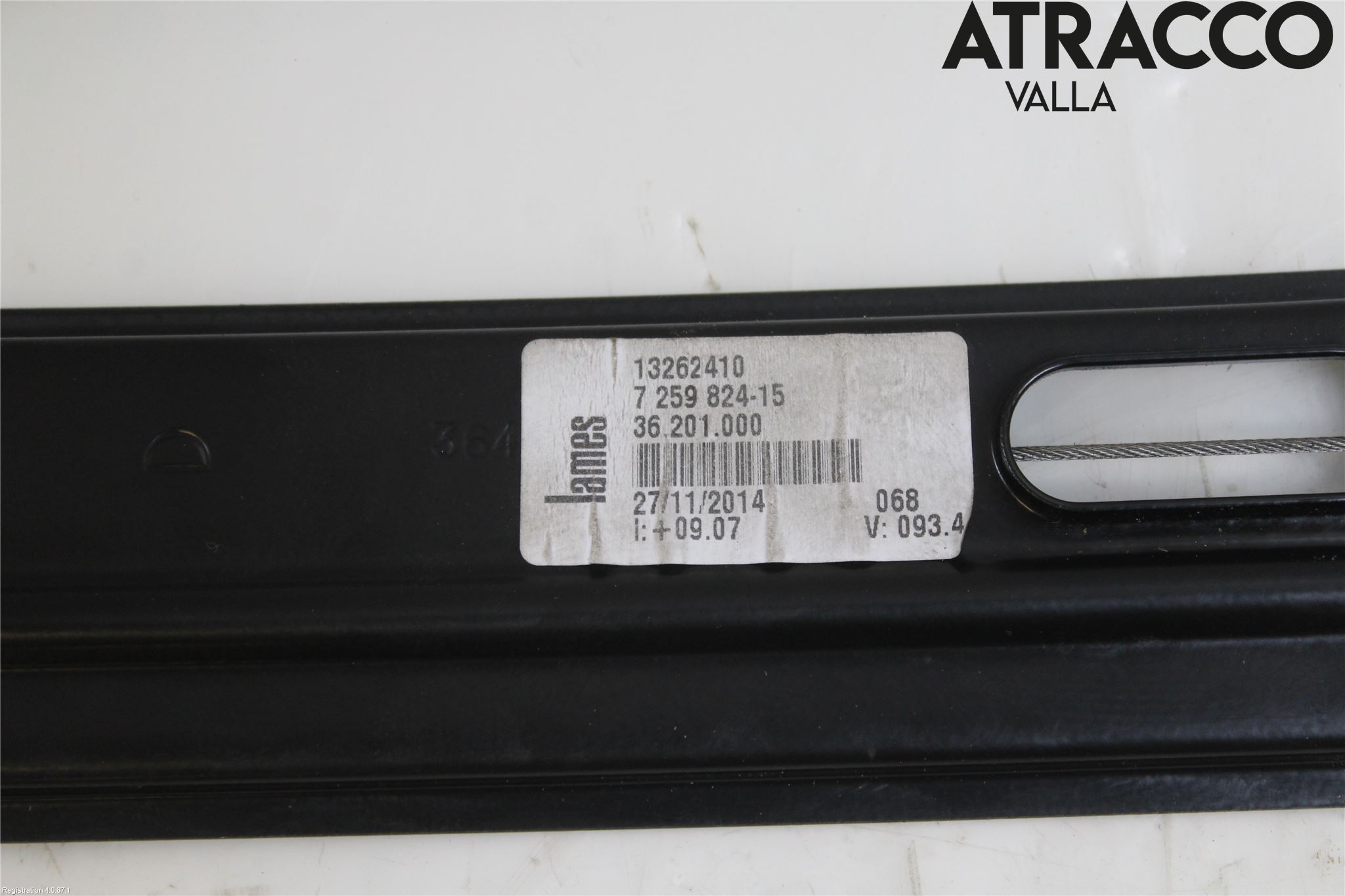 BMW 3 F30/F31/F80 12-19 Fönsterhiss El Kompl
