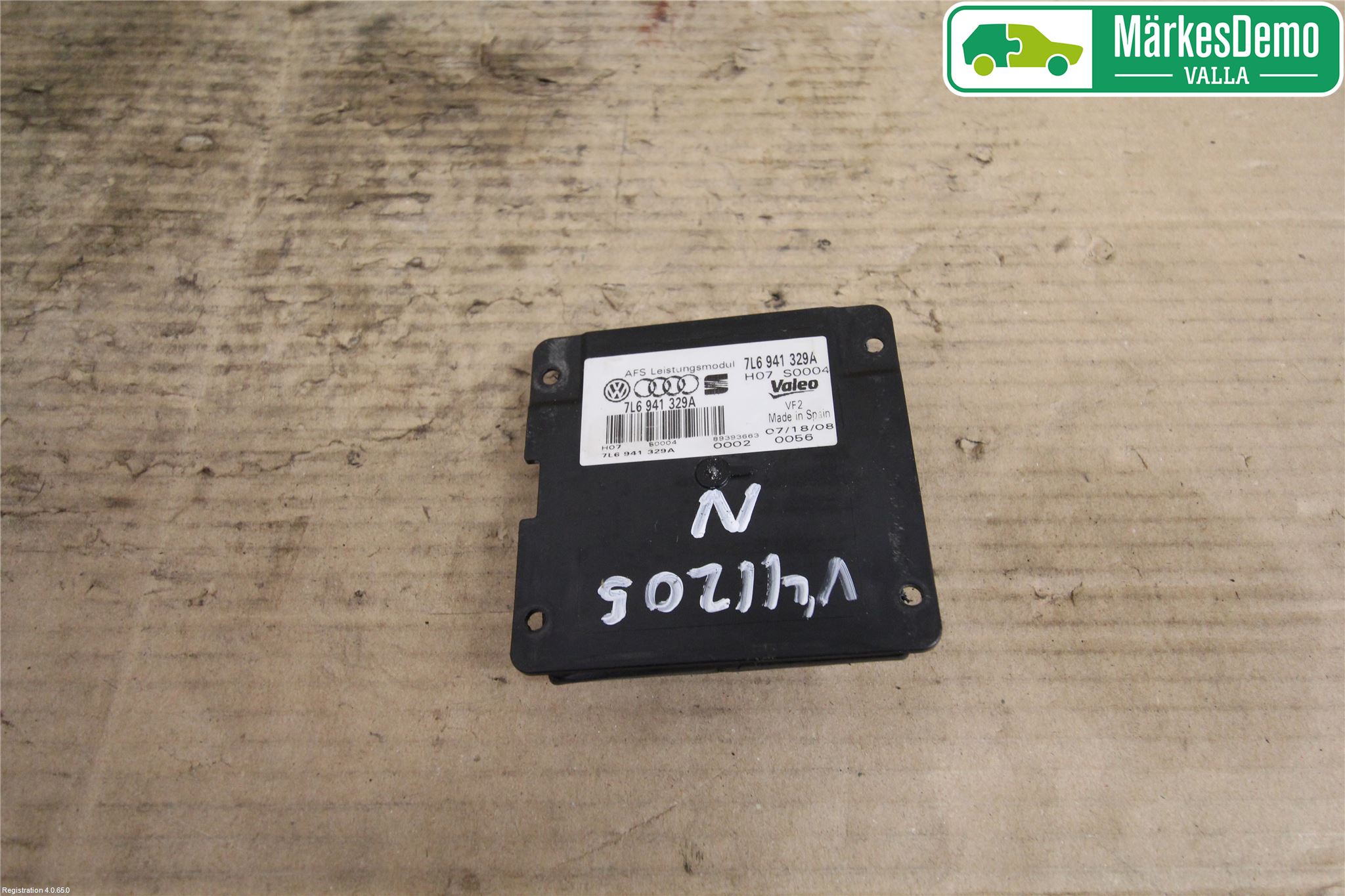 Audi Q7/SQ7 Styrenhet Strålkastare