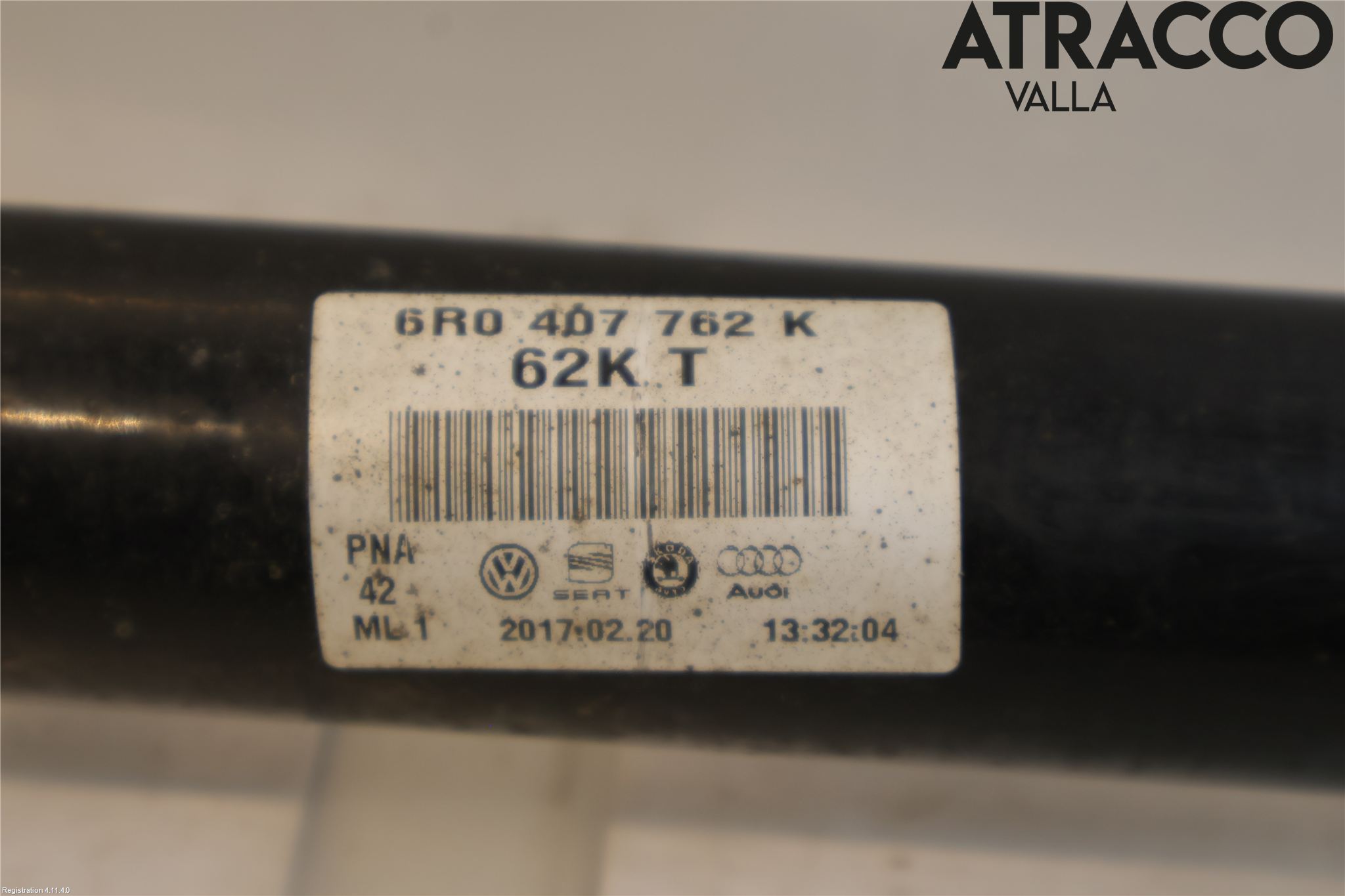 Volkswagen VW POLO 10-17 Drivaxel Fram Höger