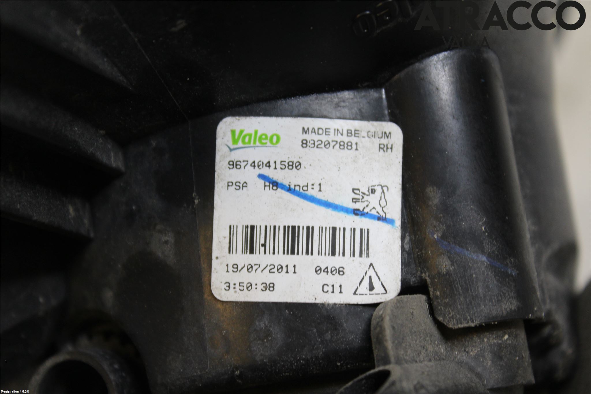 Peugeot 308 08-13 Dimljus-Varselljus Fram