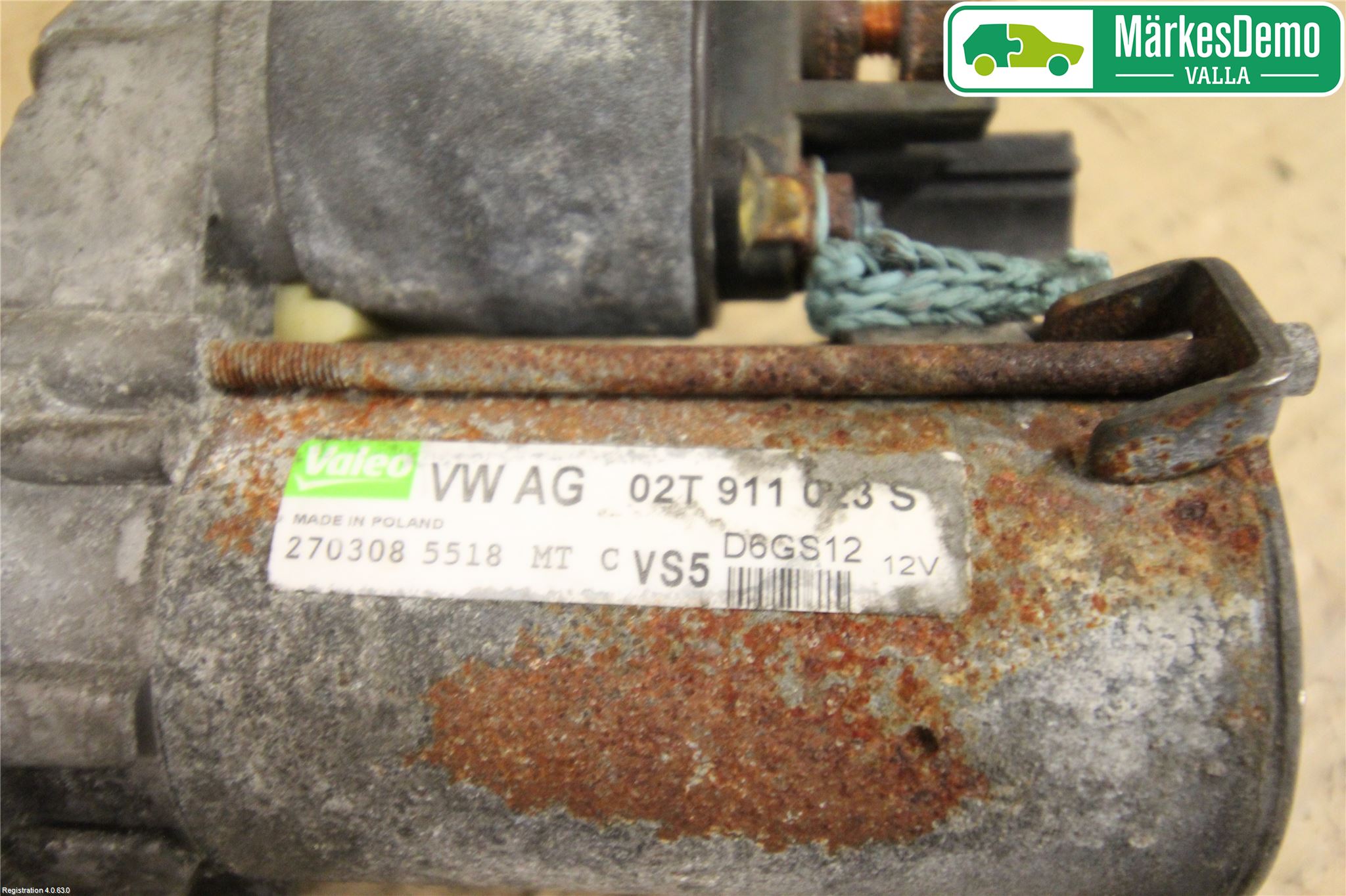 Volkswagen VW POLO 05-09 Startmotor