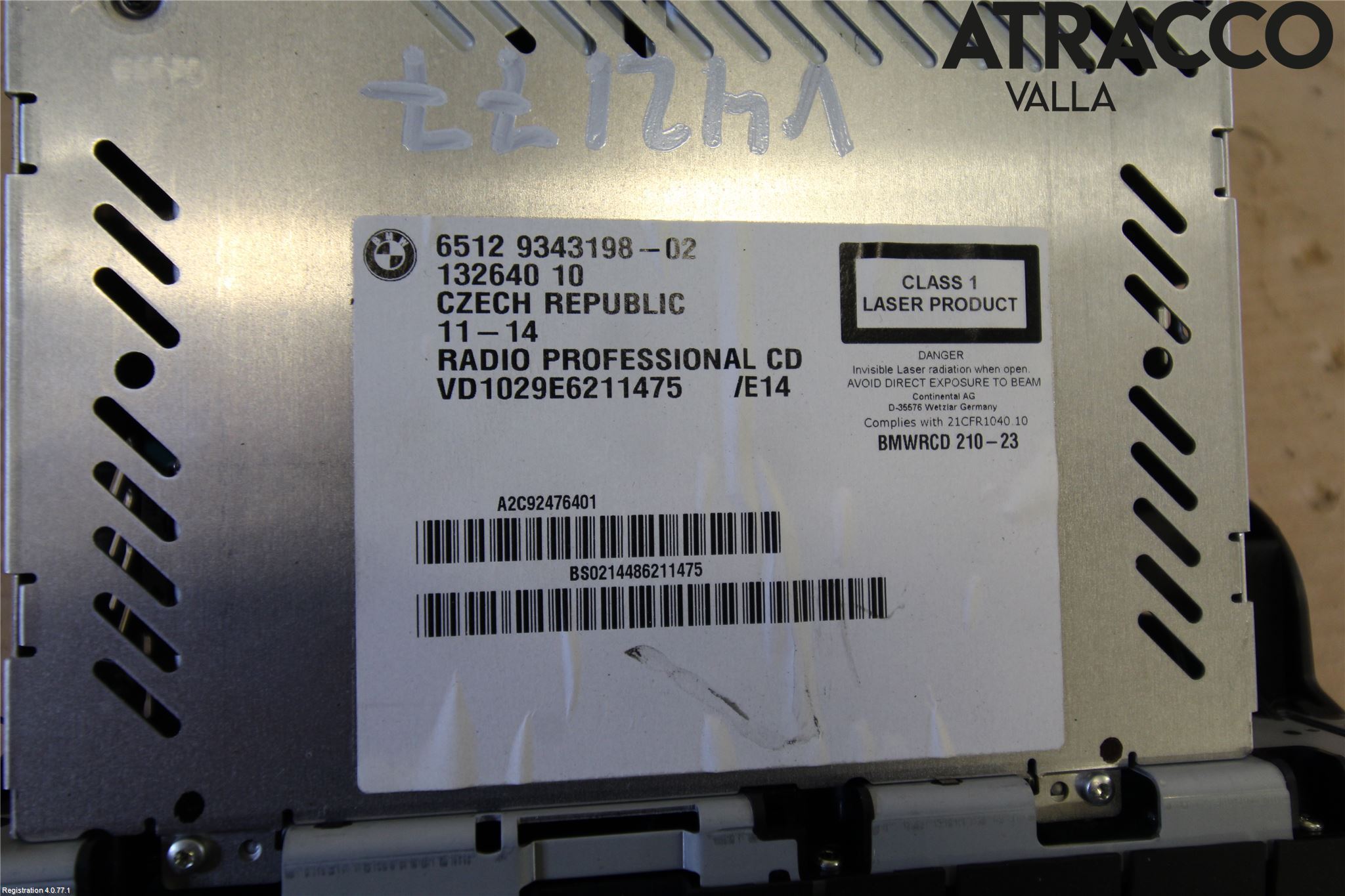 BMW X1 E84 10-15 Cd Radio - Multimediapanel