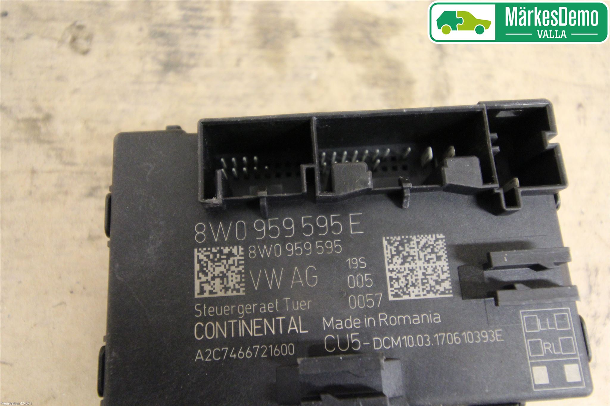 Audi A5 17- Styrenhet Dörr