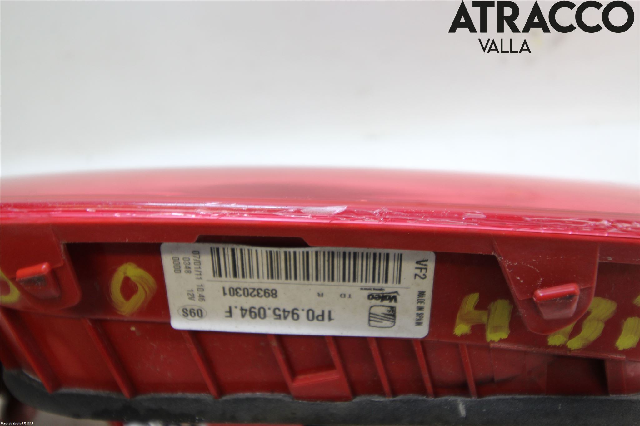 Seat LEON 06-12 Bakljus Lucka Hö