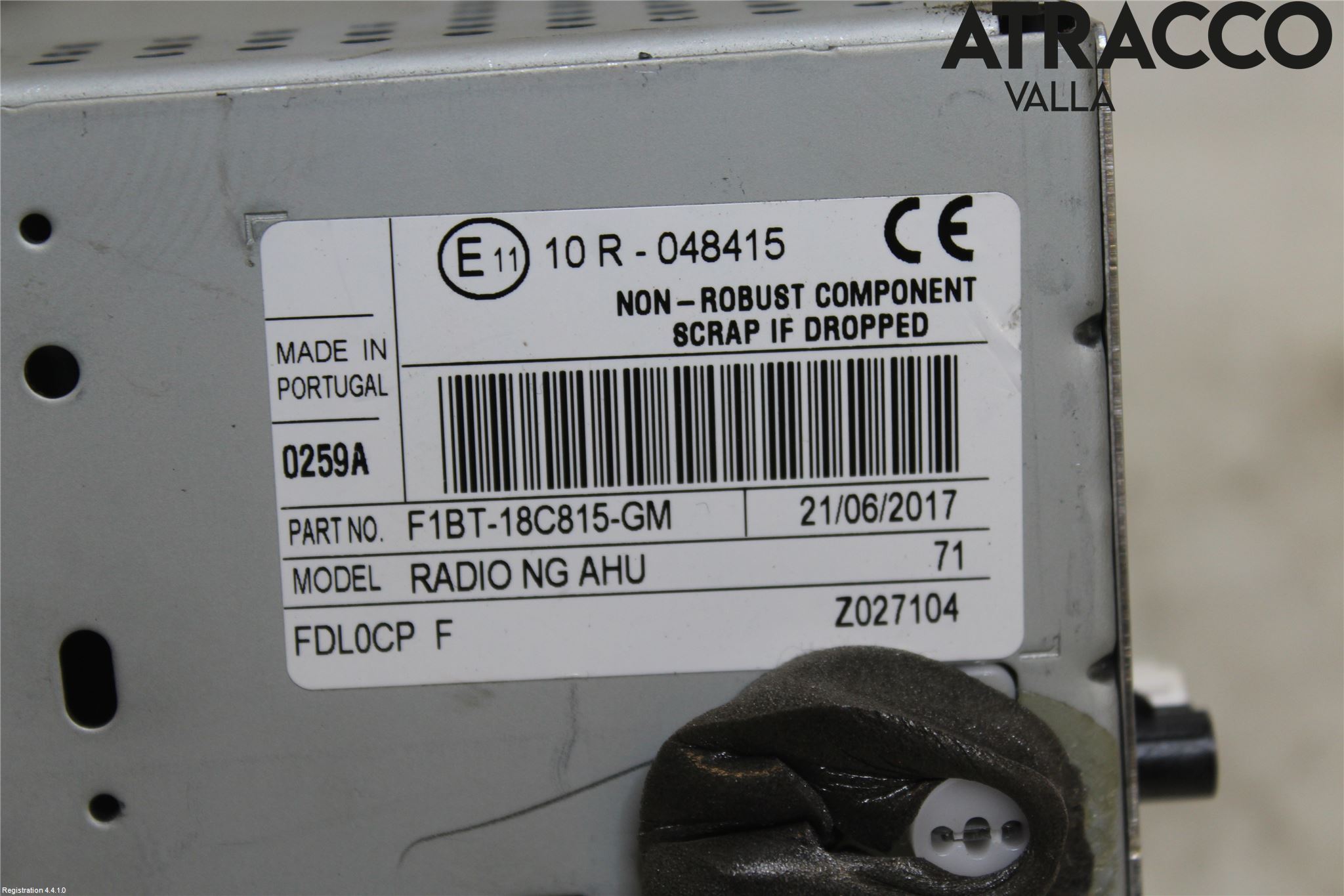 Ford TRANSIT/TOURNEO CONNECT 13-22 Cd Radio - Multimediapanel
