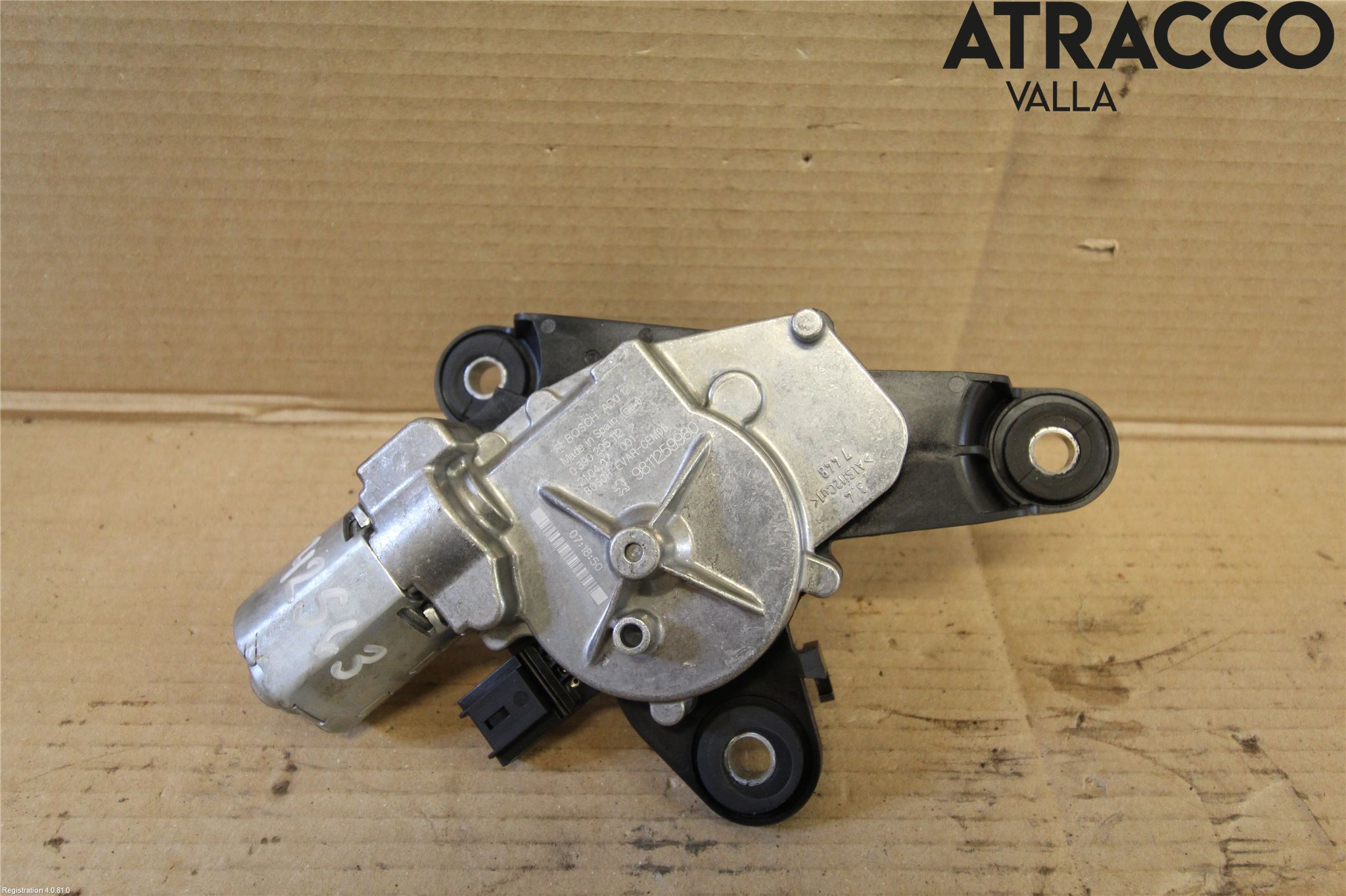 Citroen COTROEN C3 17-24 Torkarmotor Baklucka