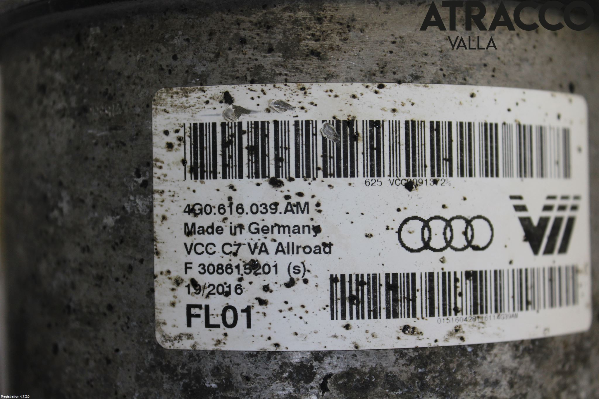 Audi A6 ALLROAD 12-18 Fjäderben Fram Vänster