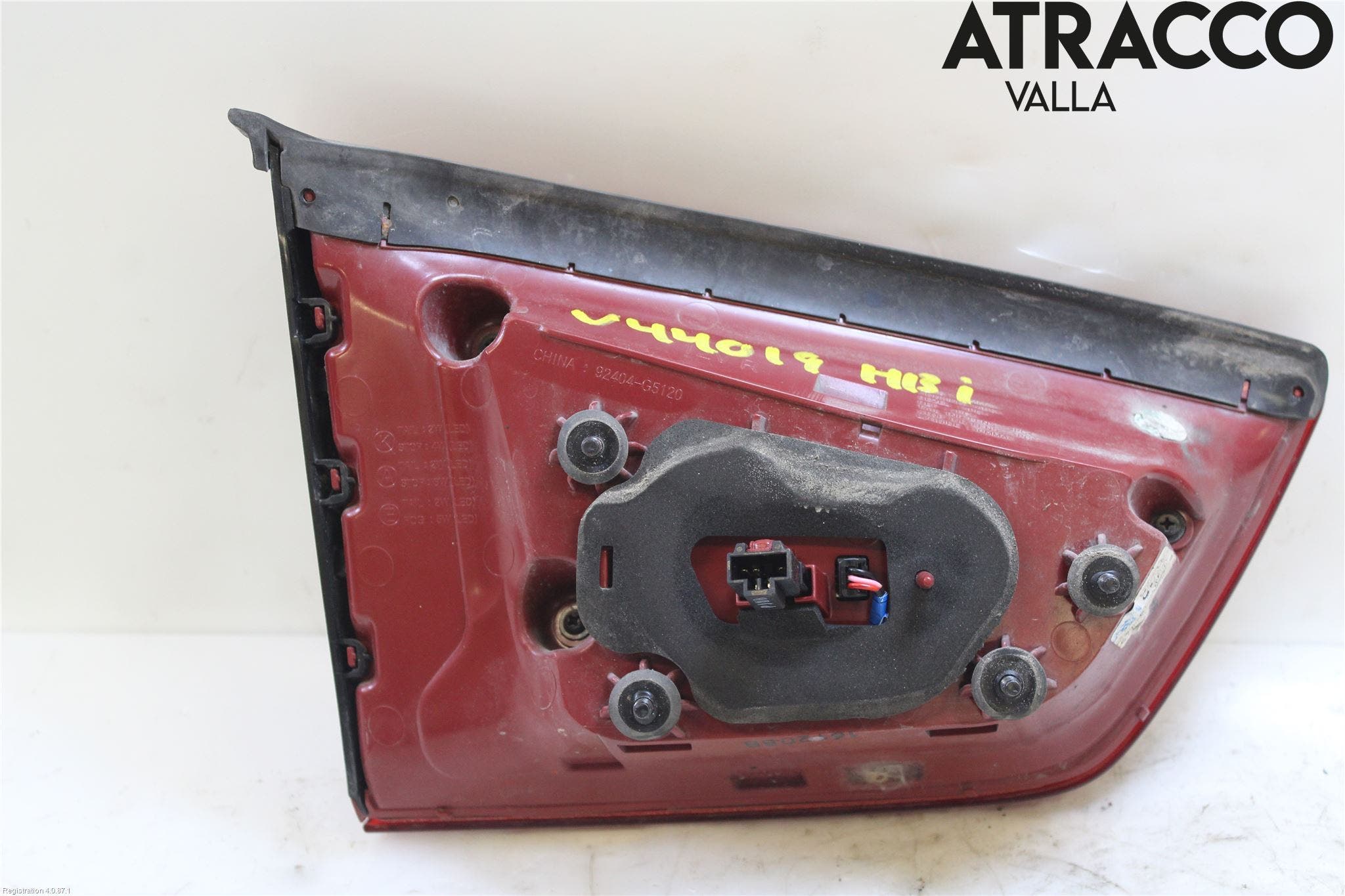 Kia NIRO (DE) 17-22 Bakljus Lucka Hö