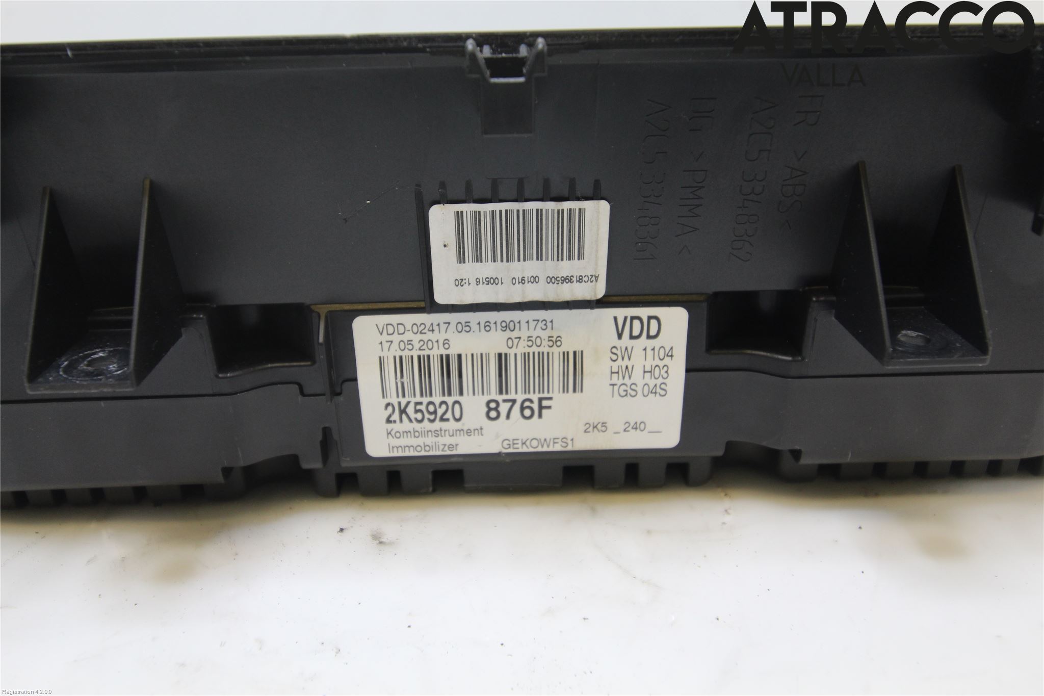 Volkswagen VW CADDY 16-20 Instrument Komb