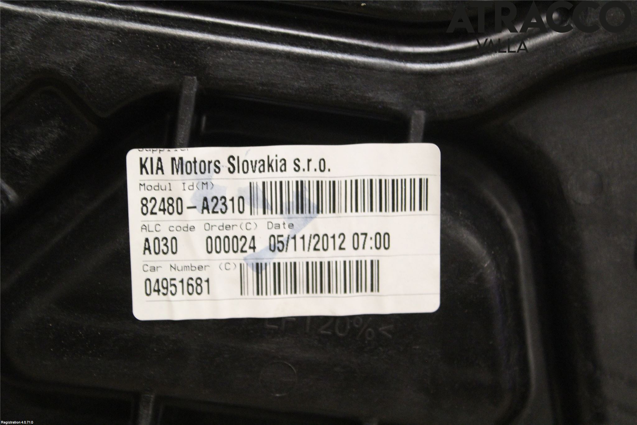 Kia CEED 12-18 Fönsterhissmekanism