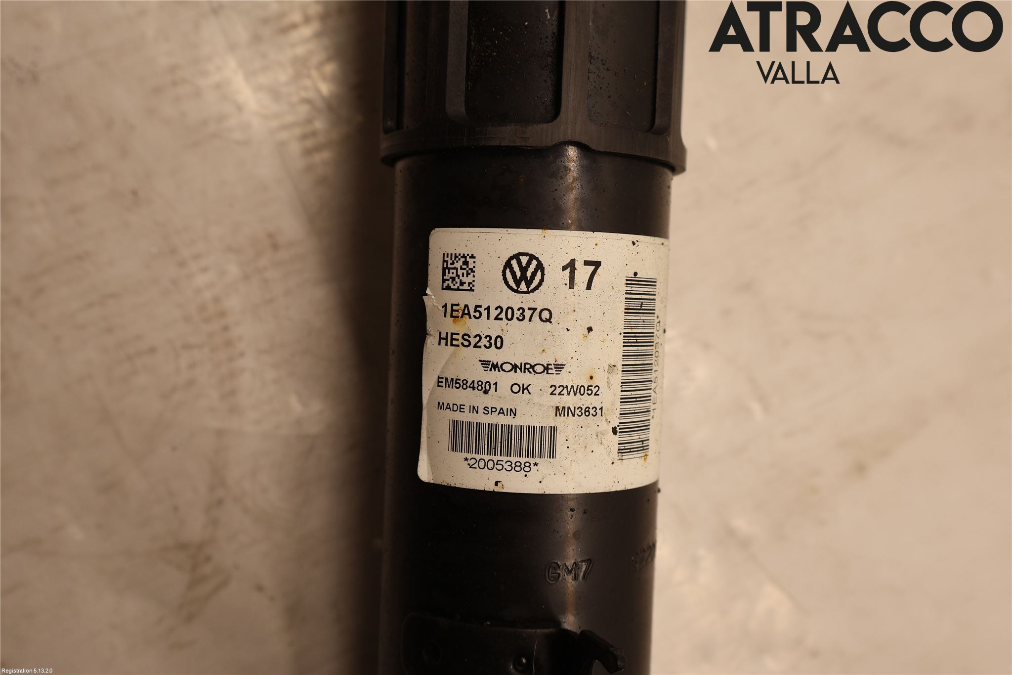 Volkswagen VW ID.4 21- Stötdämpare Bak