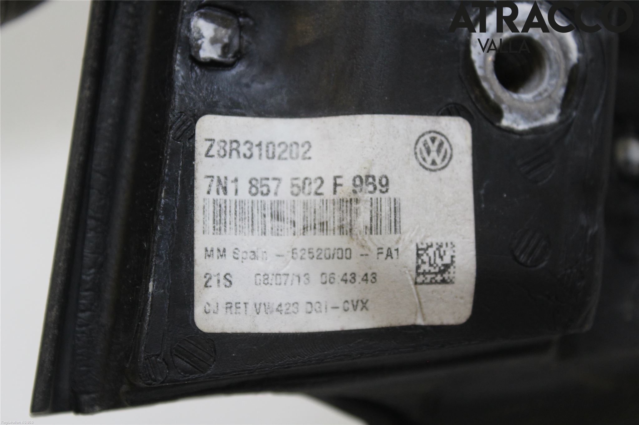Volkswagen VW SHARAN 11- Spegel Yttre El Hö