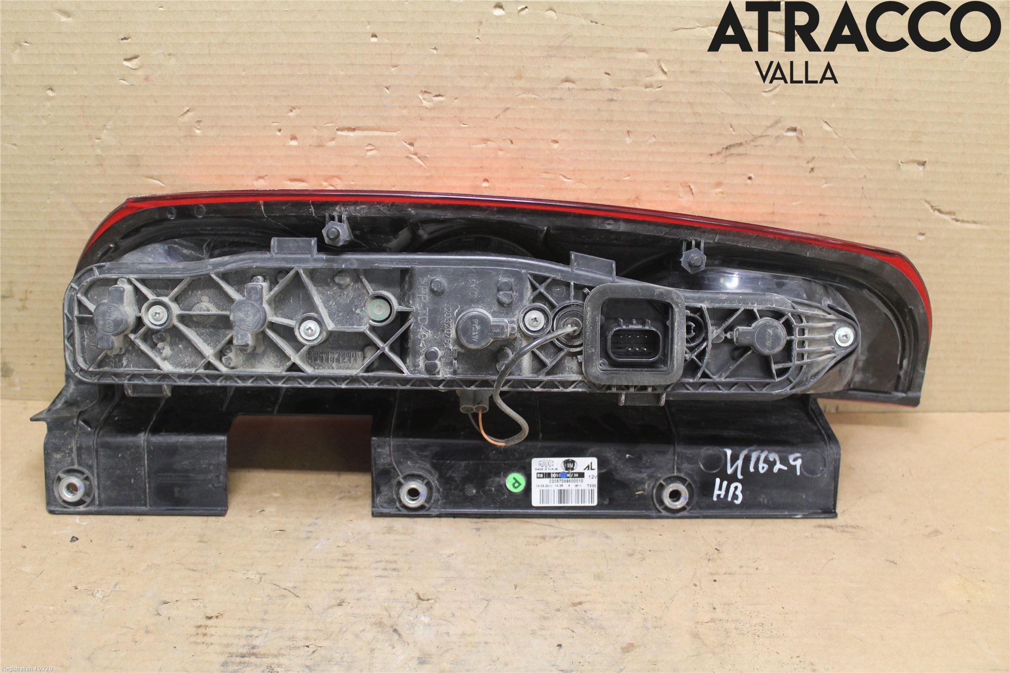 Fiat DOBLO CARGO Bakljus Höger