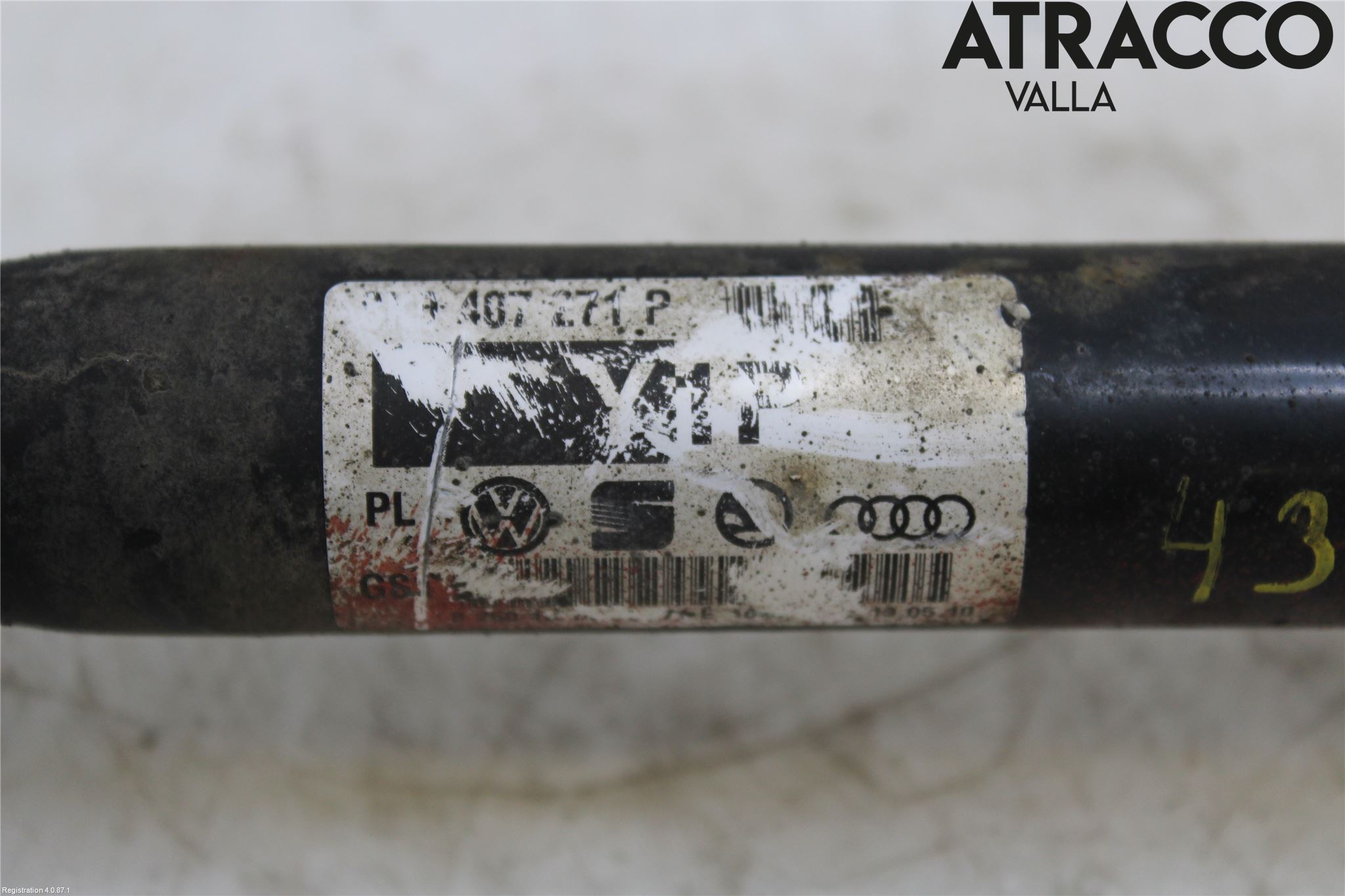 Audi A4/S4 08-11 Drivaxel Fram Höger